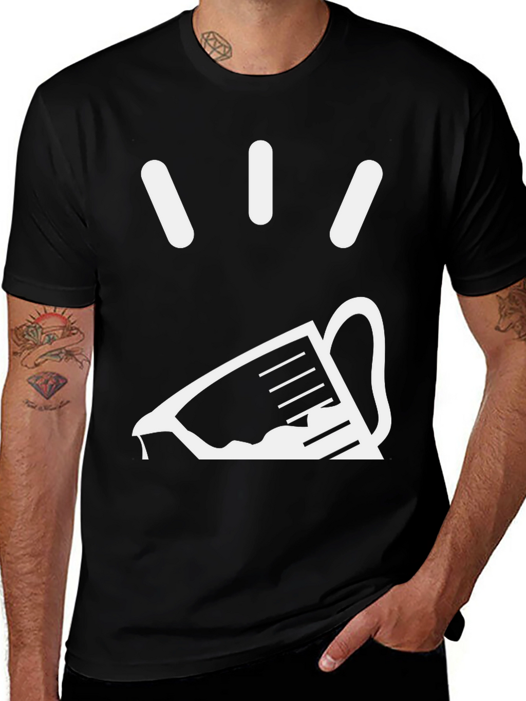 Leaning Liquid Beaker Graphic Tee