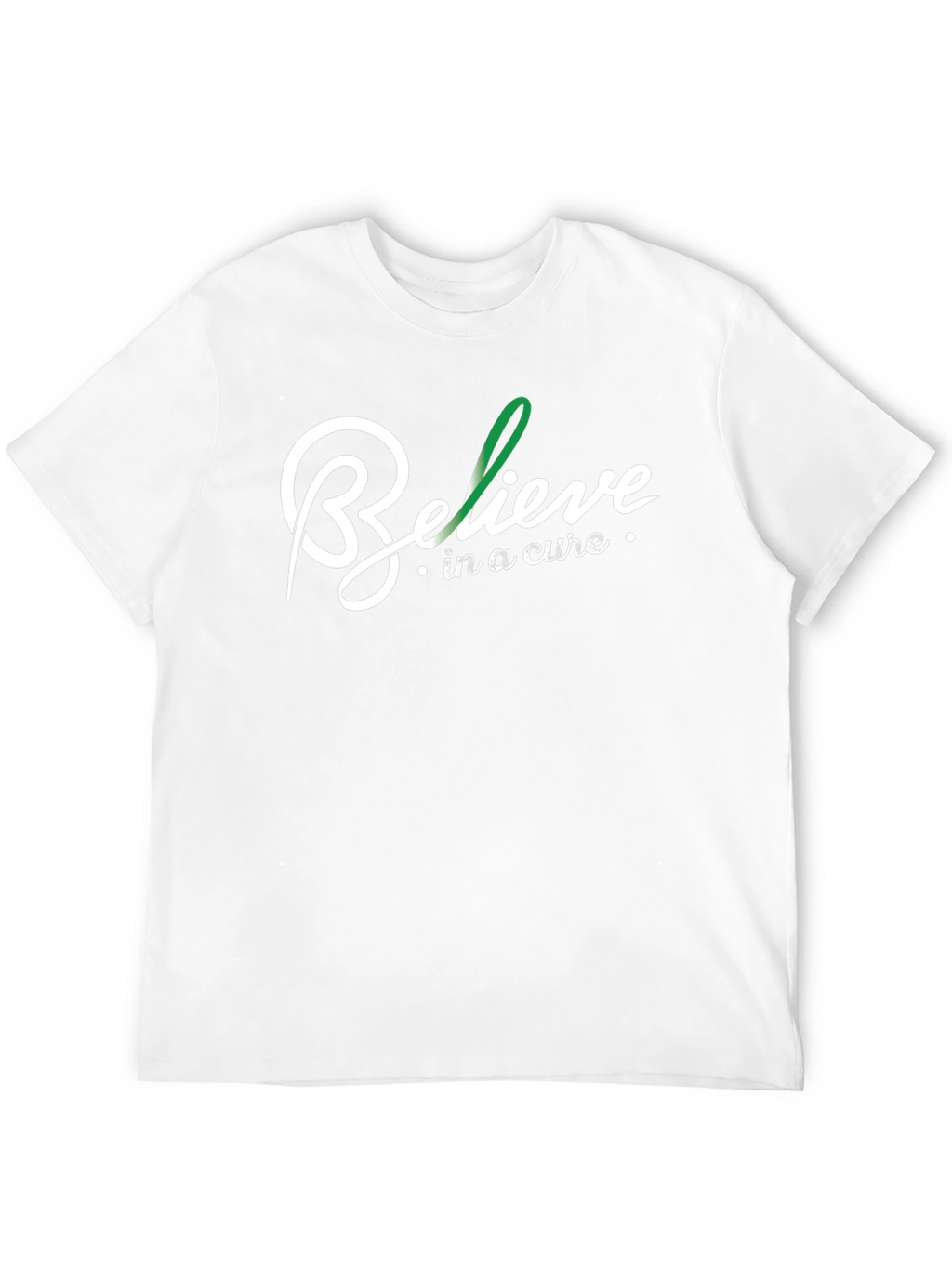 Believe in a Cure Black Graphic T-Shirt
