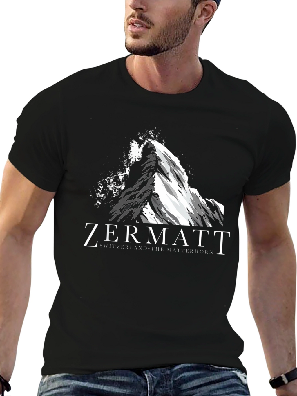 Zermatt Switzerland Matterhorn Graphic Tee