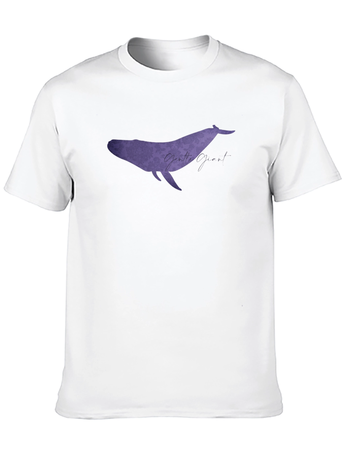 Gentle Giant Whale Graphic Black T-Shirt