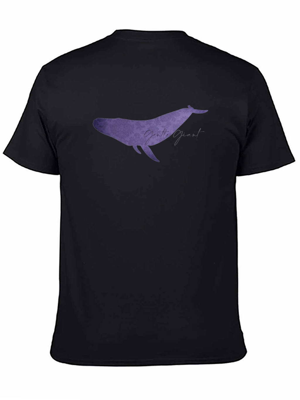 Gentle Giant Whale Graphic Black T-Shirt