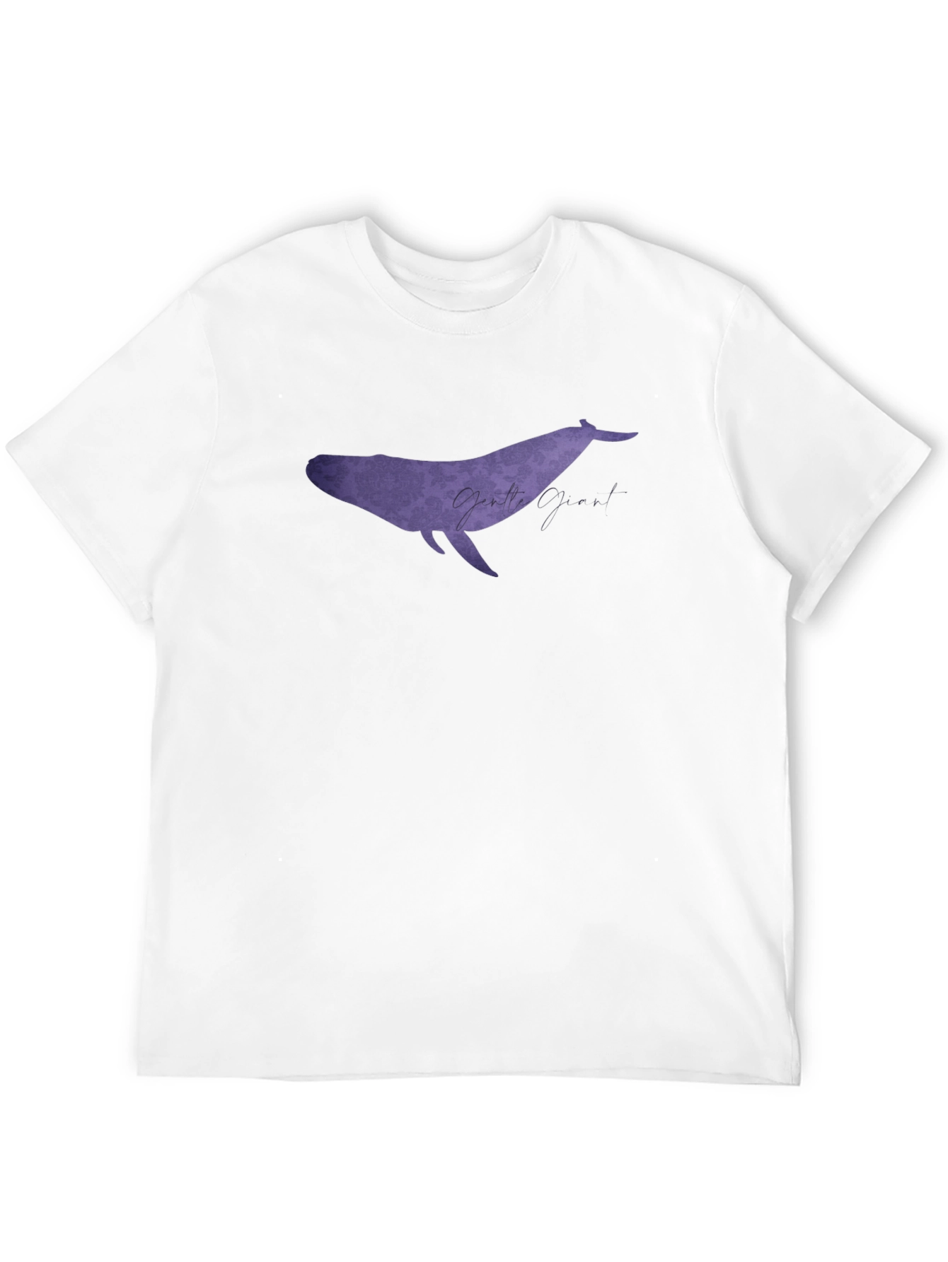 Gentle Giant Whale Graphic Black T-Shirt