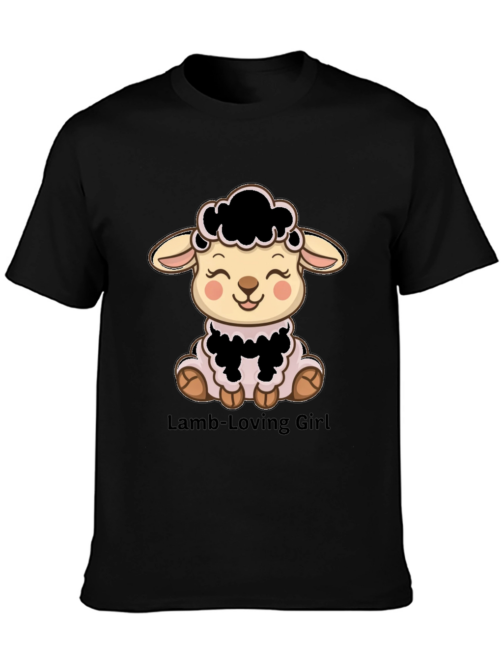 Cute Lamb T-Shirt - Lamb-Loving Girl
