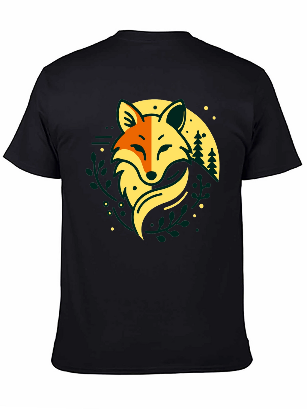 Fox Forest T-Shirt - Nature Inspired Graphic Tee