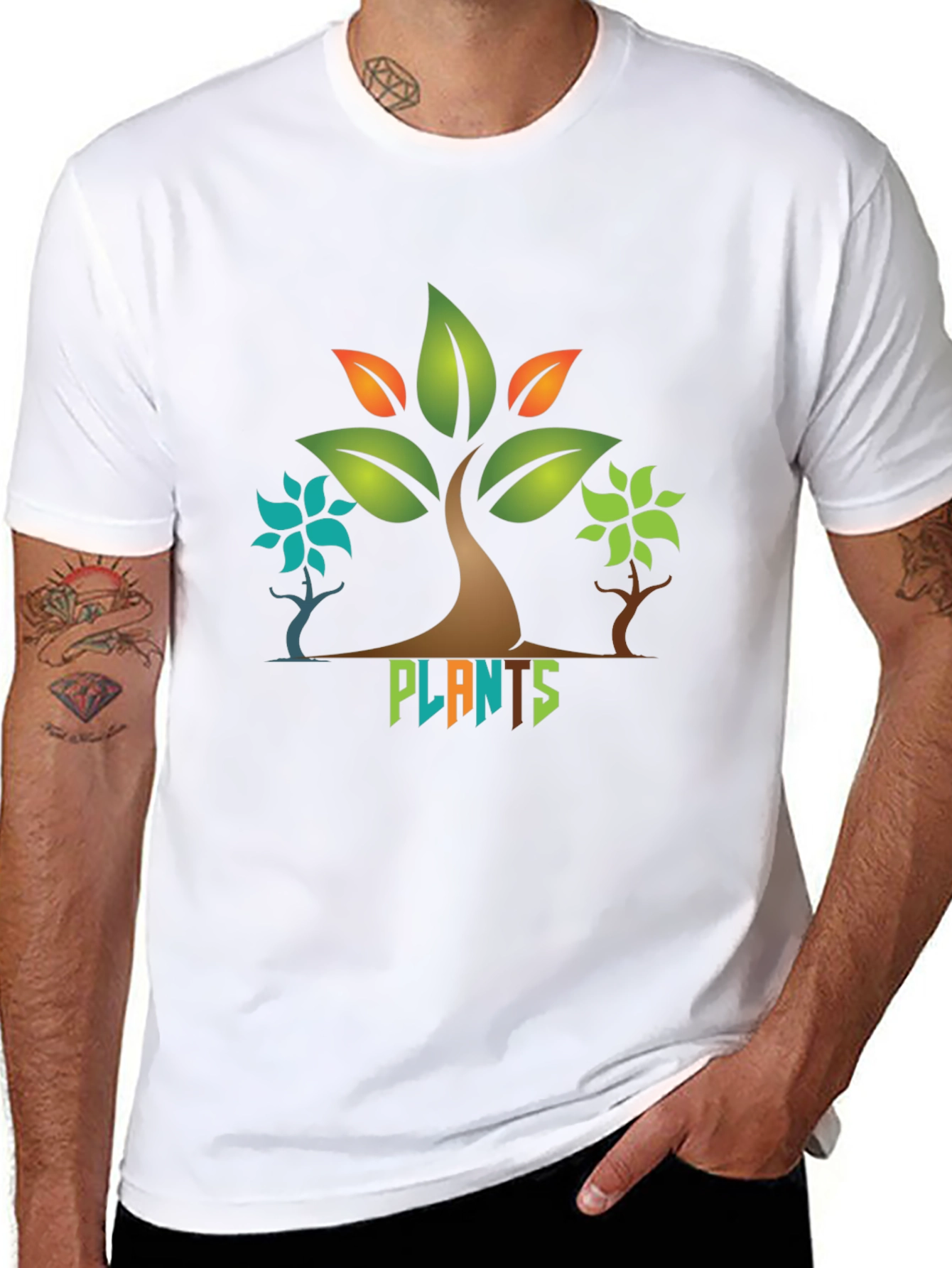 Plants Graphic Tee - Nature Lover Apparel