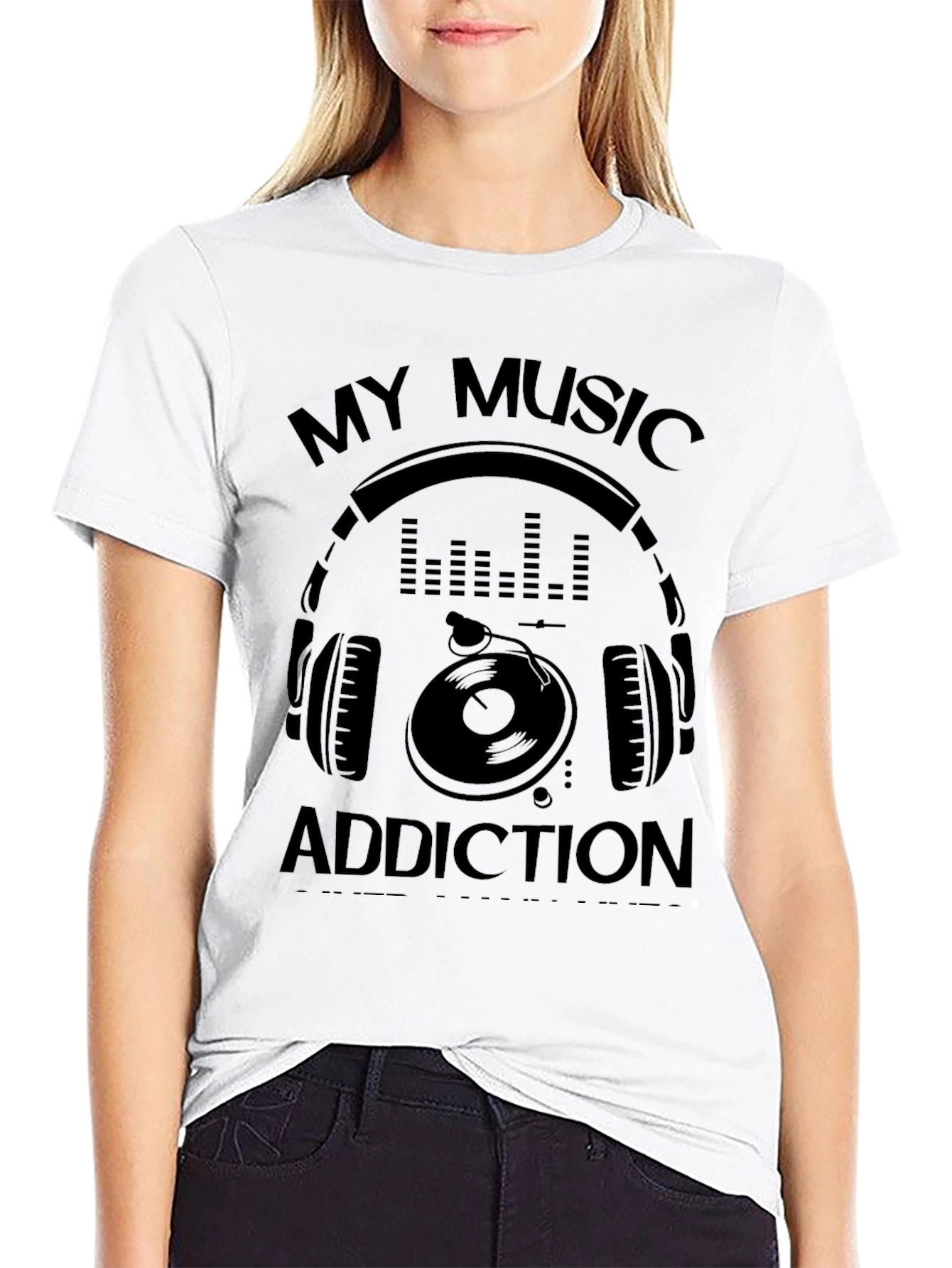 My Music Addiction Graphic Tee