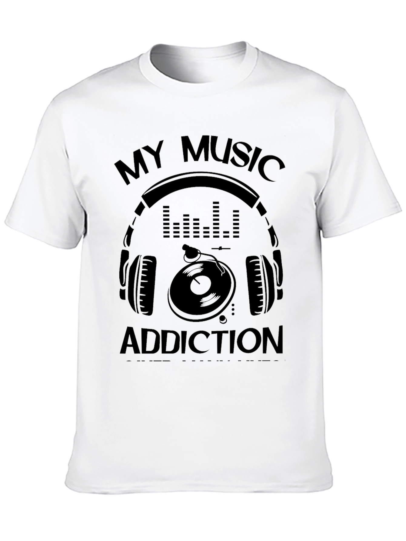 My Music Addiction Graphic Tee