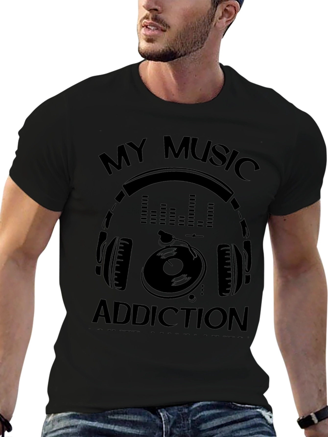 My Music Addiction Graphic Tee