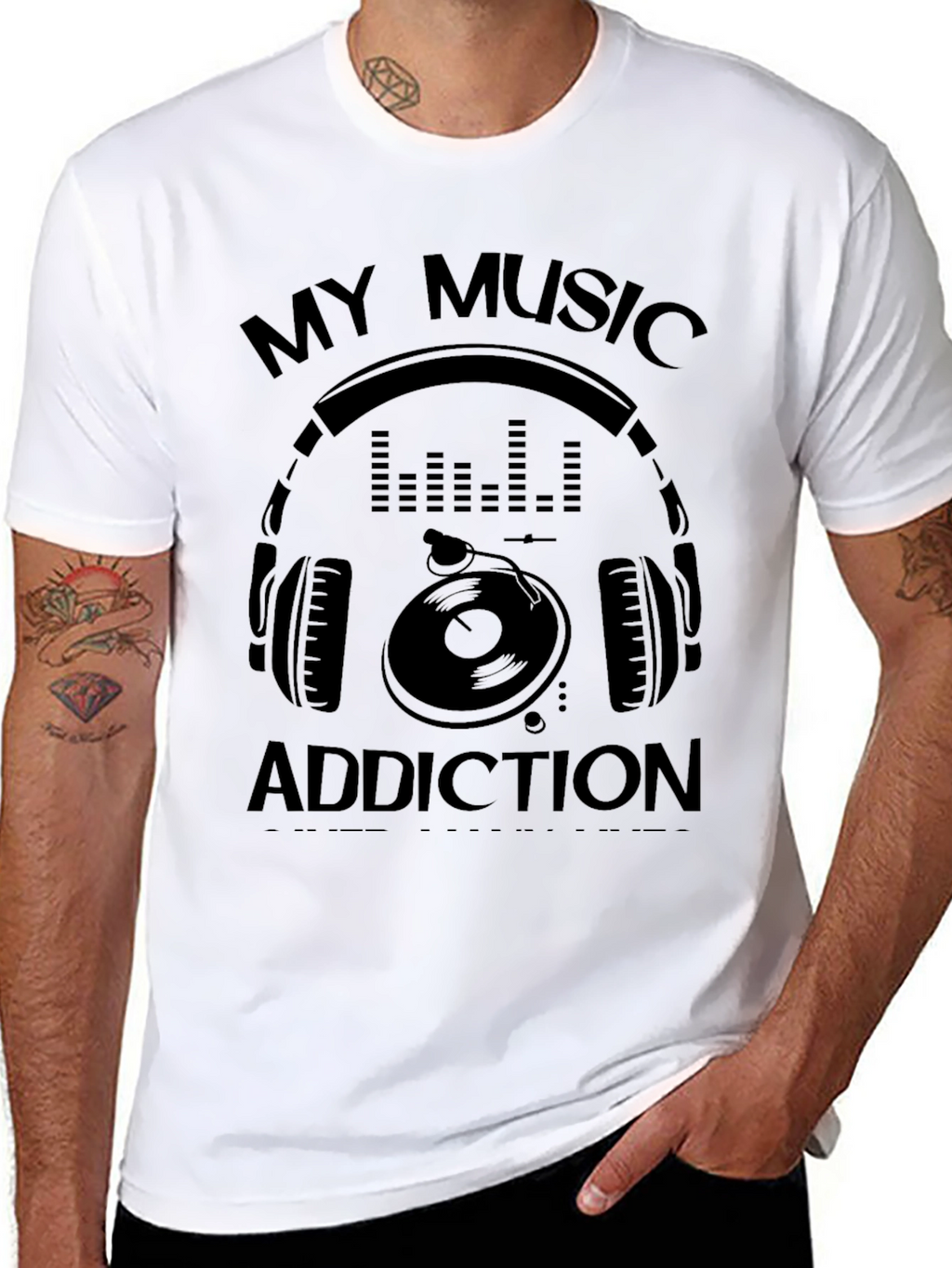 My Music Addiction Graphic Tee