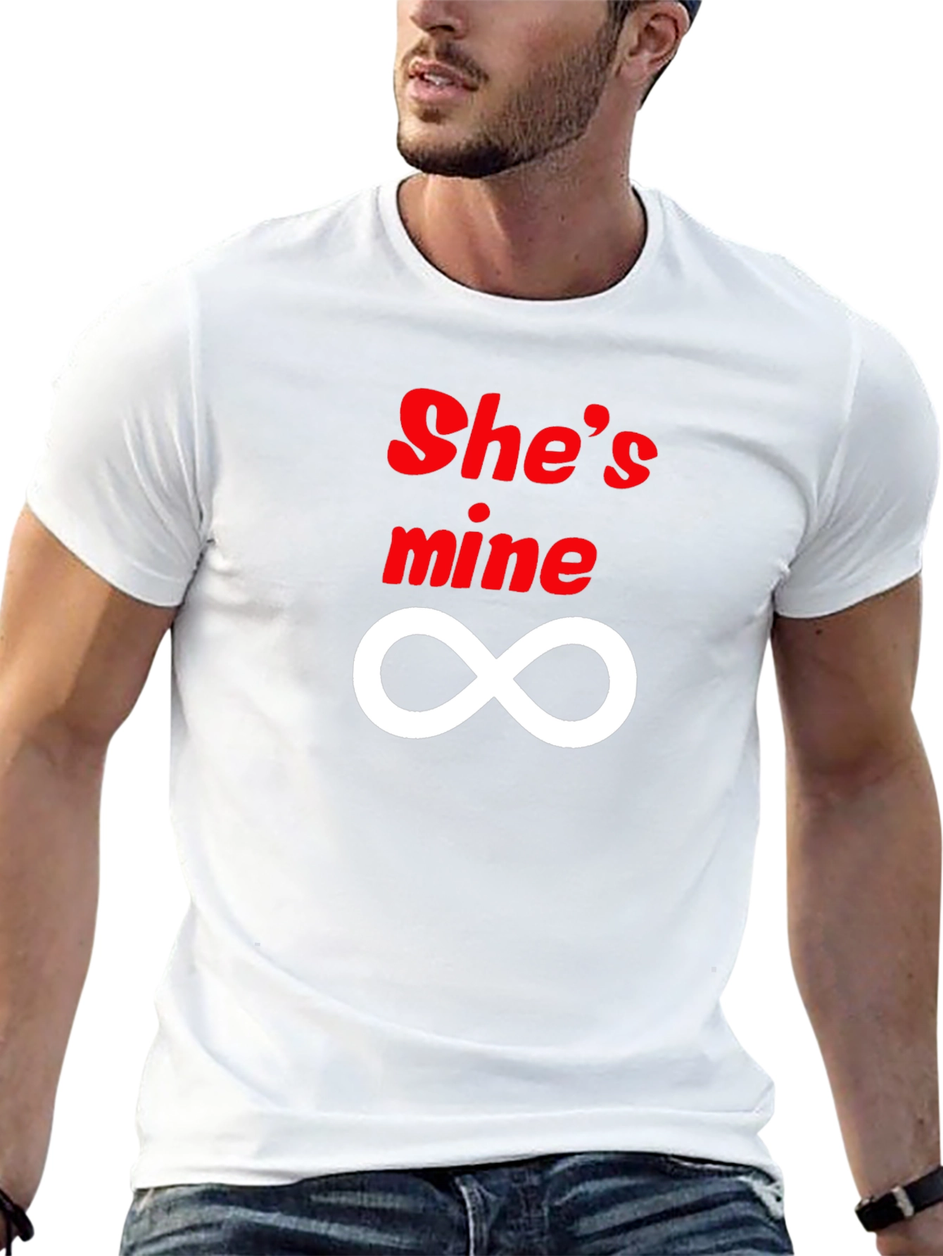 Shes Mine Infinity Black T-Shirt