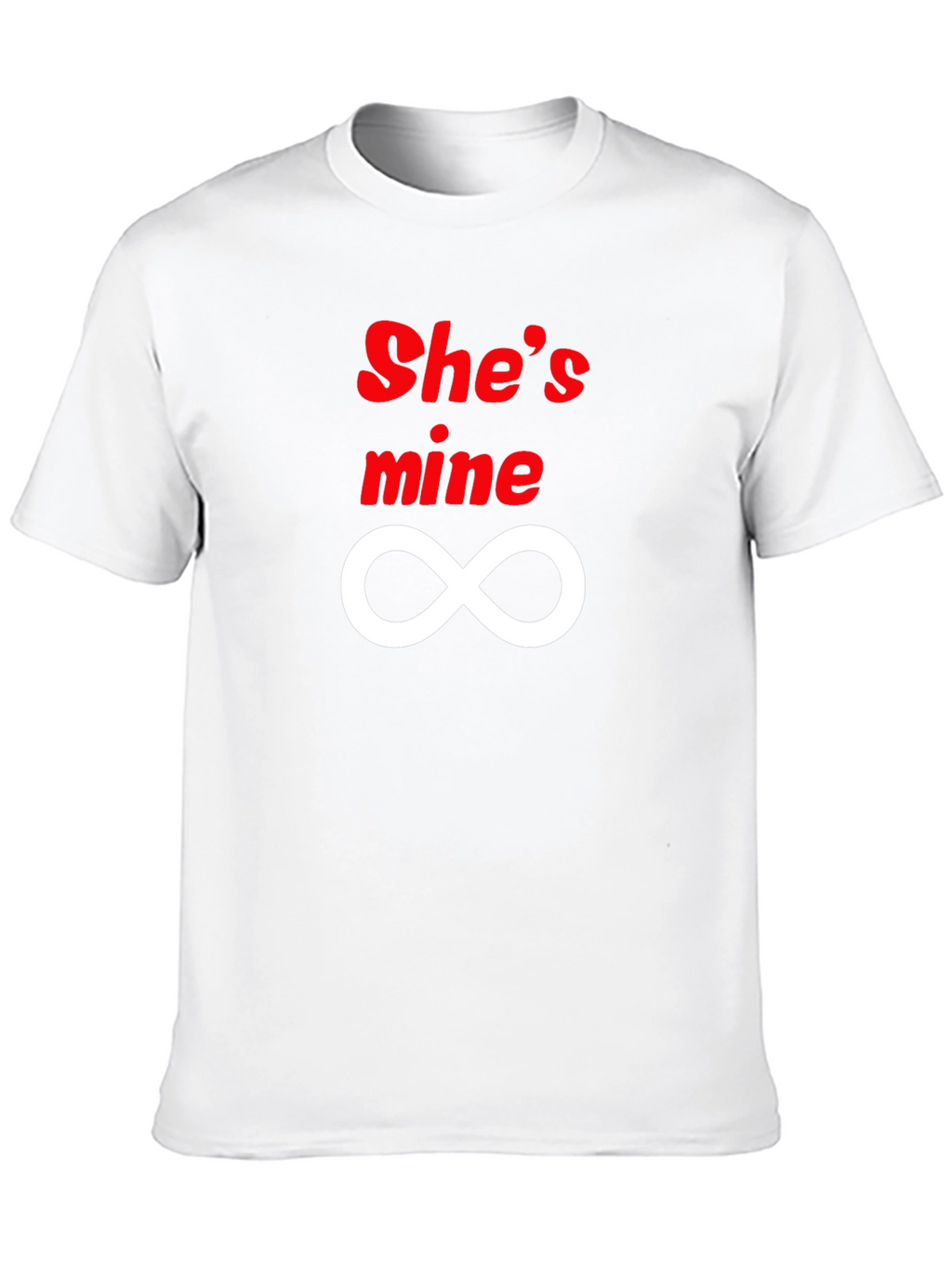 Shes Mine Infinity Black T-Shirt