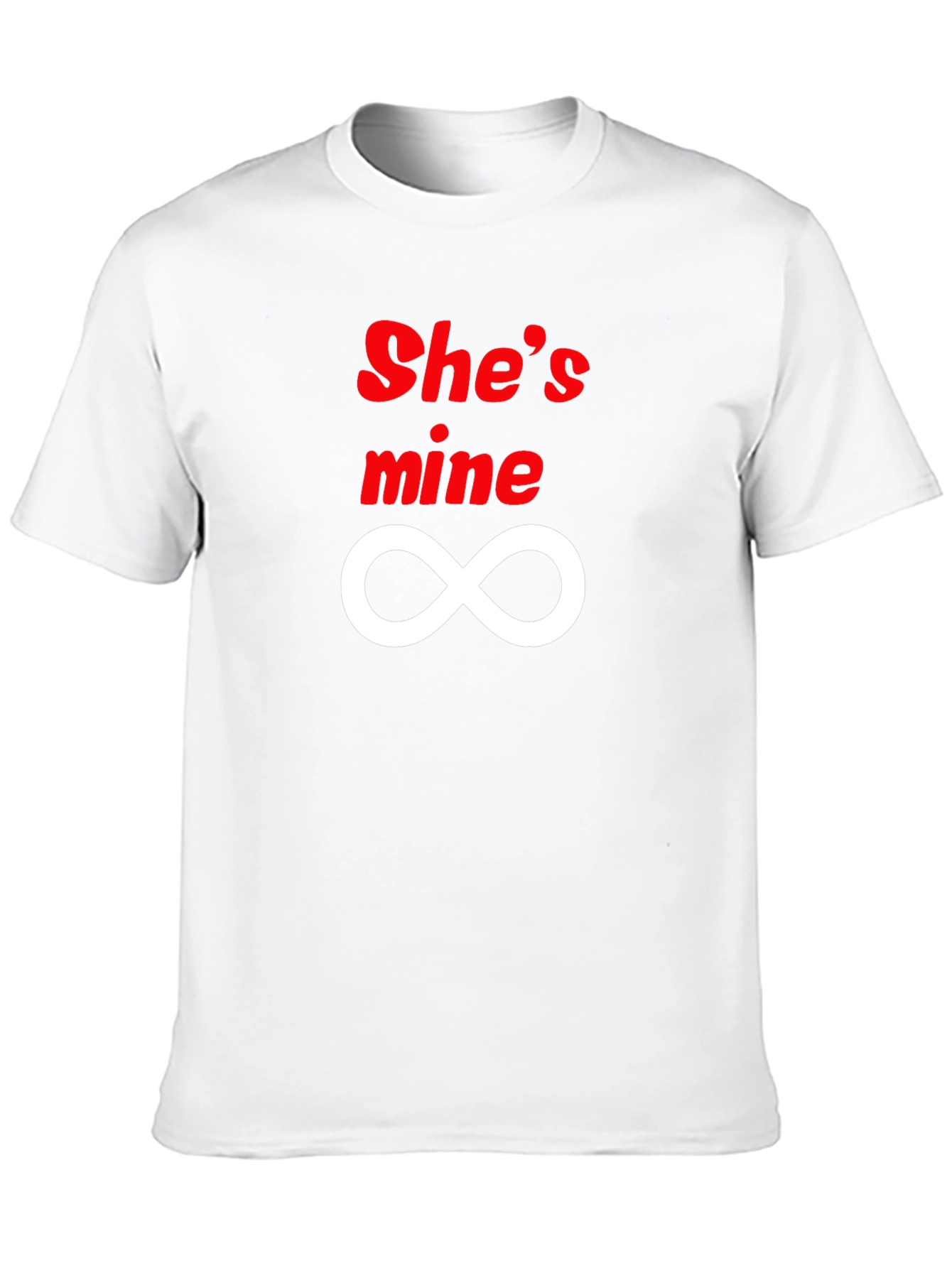 Shes Mine Infinity Black T-Shirt