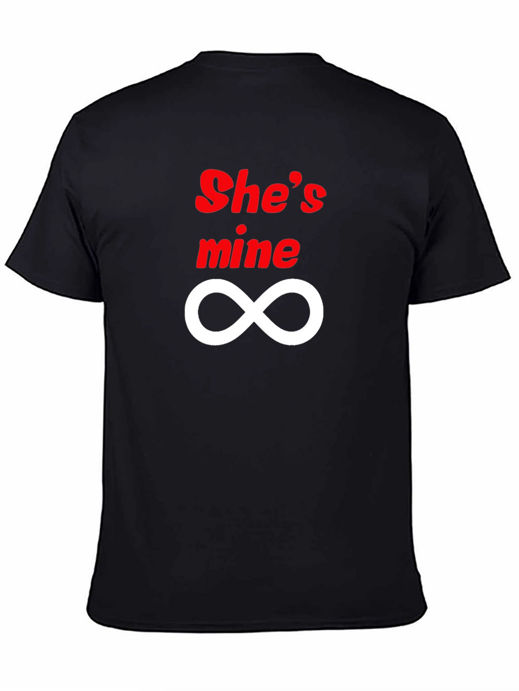 Shes Mine Infinity Black T-Shirt