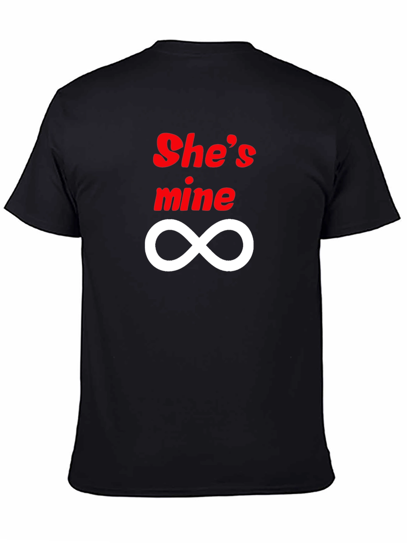 Shes Mine Infinity Black T-Shirt