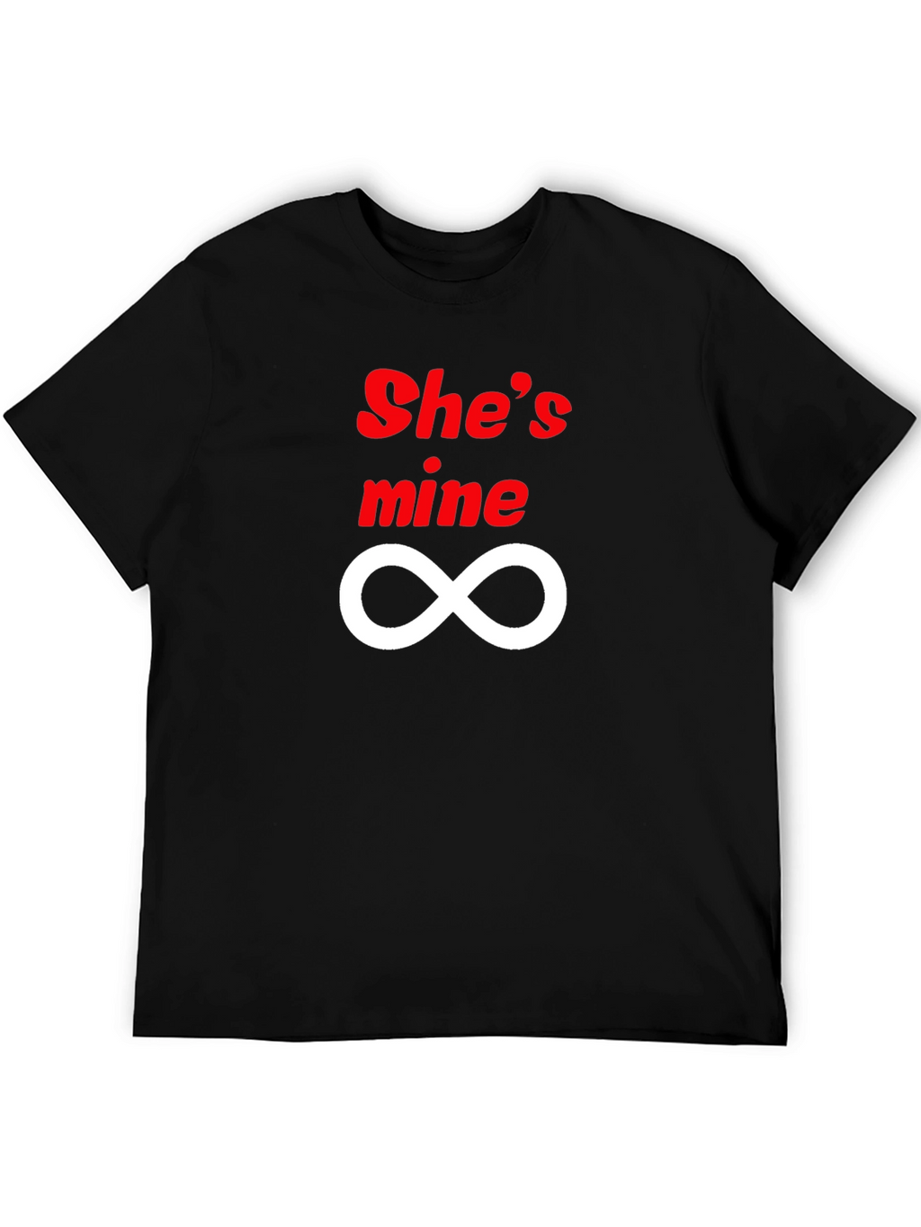 Shes Mine Infinity Black T-Shirt