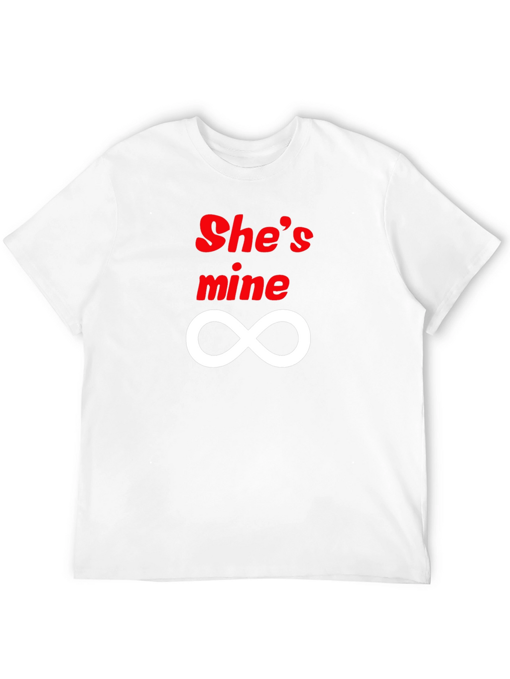 Shes Mine Infinity Black T-Shirt