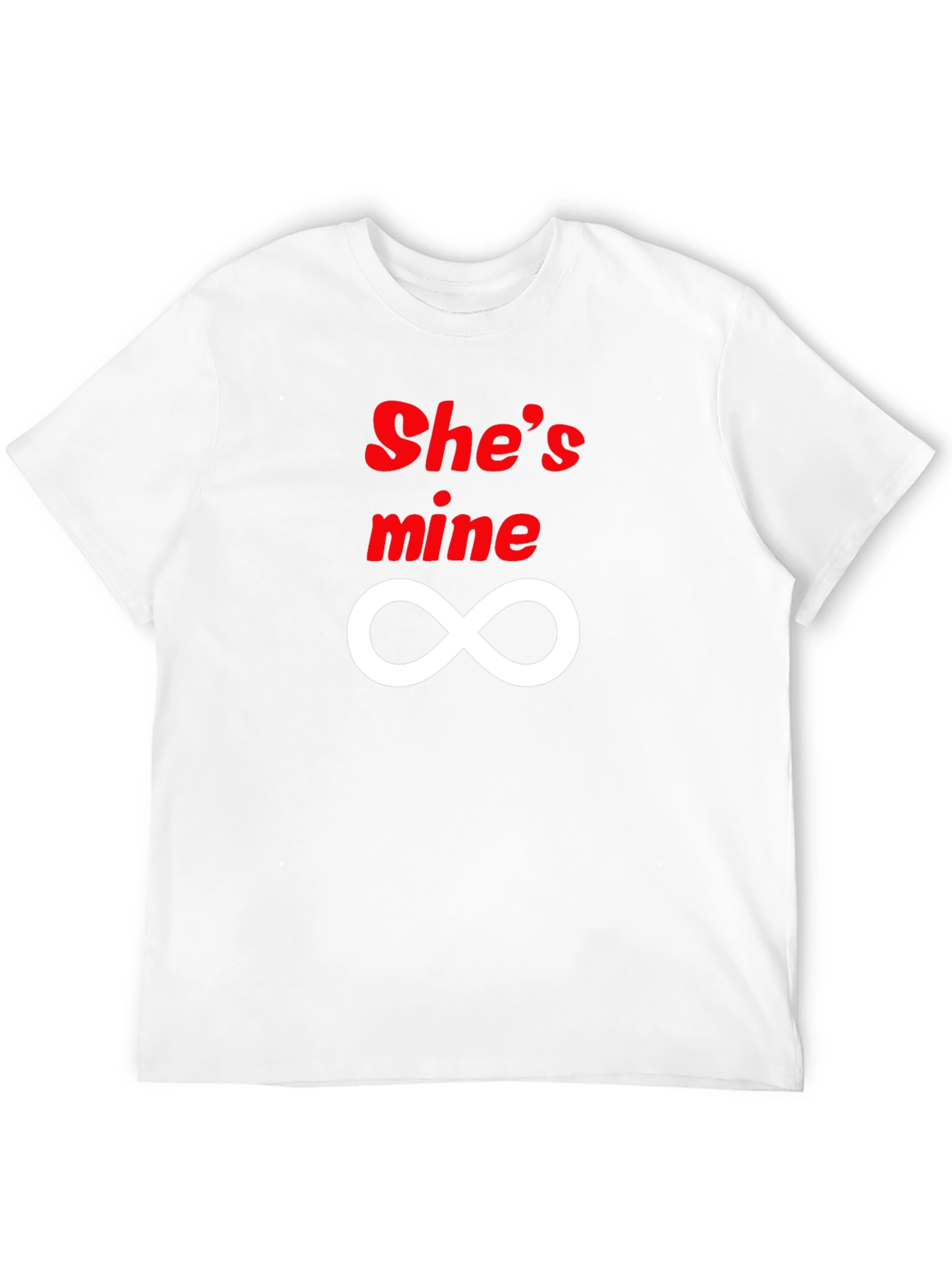 Shes Mine Infinity Black T-Shirt