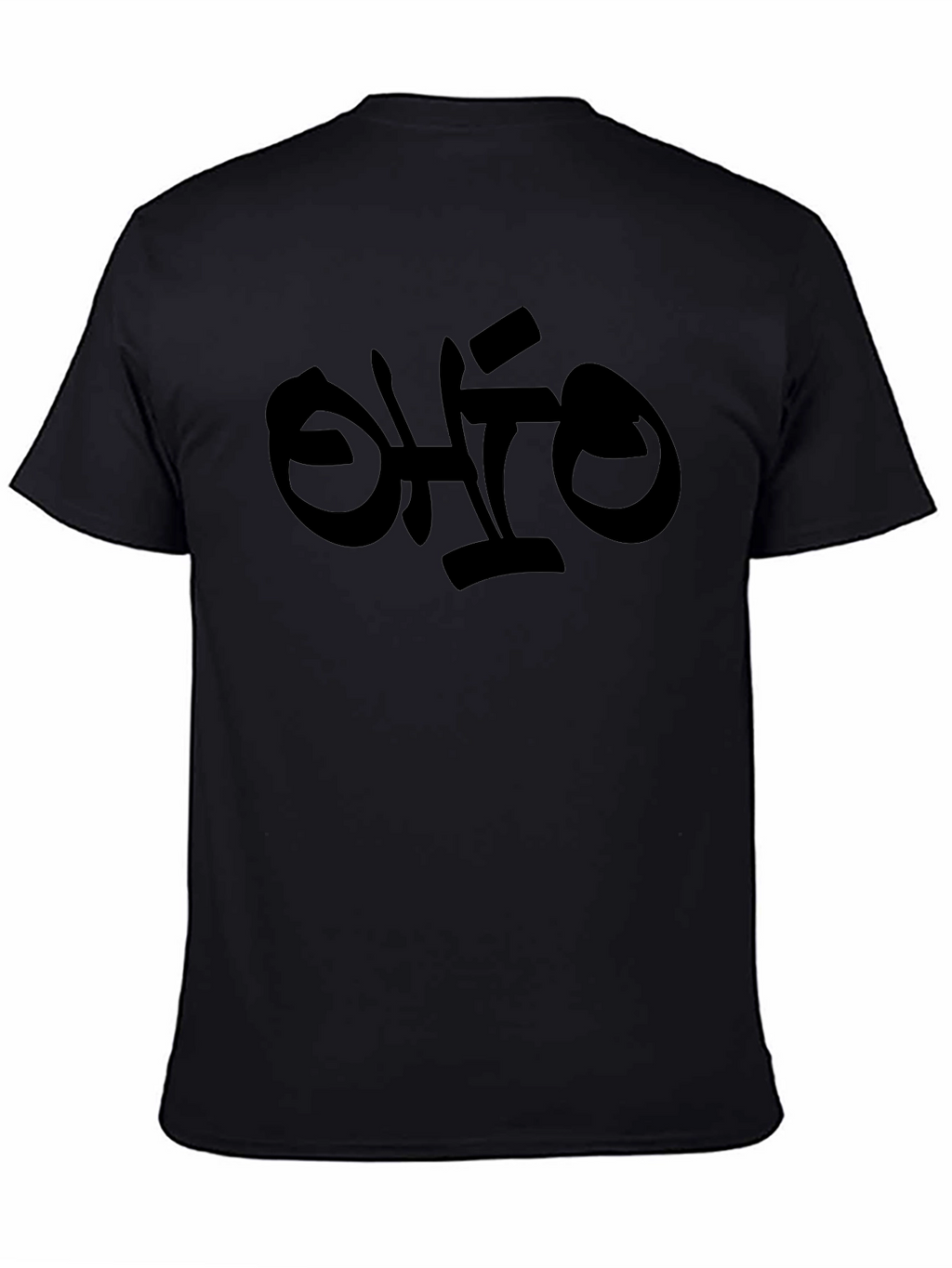 Ohio Graphic Print Black T-Shirt