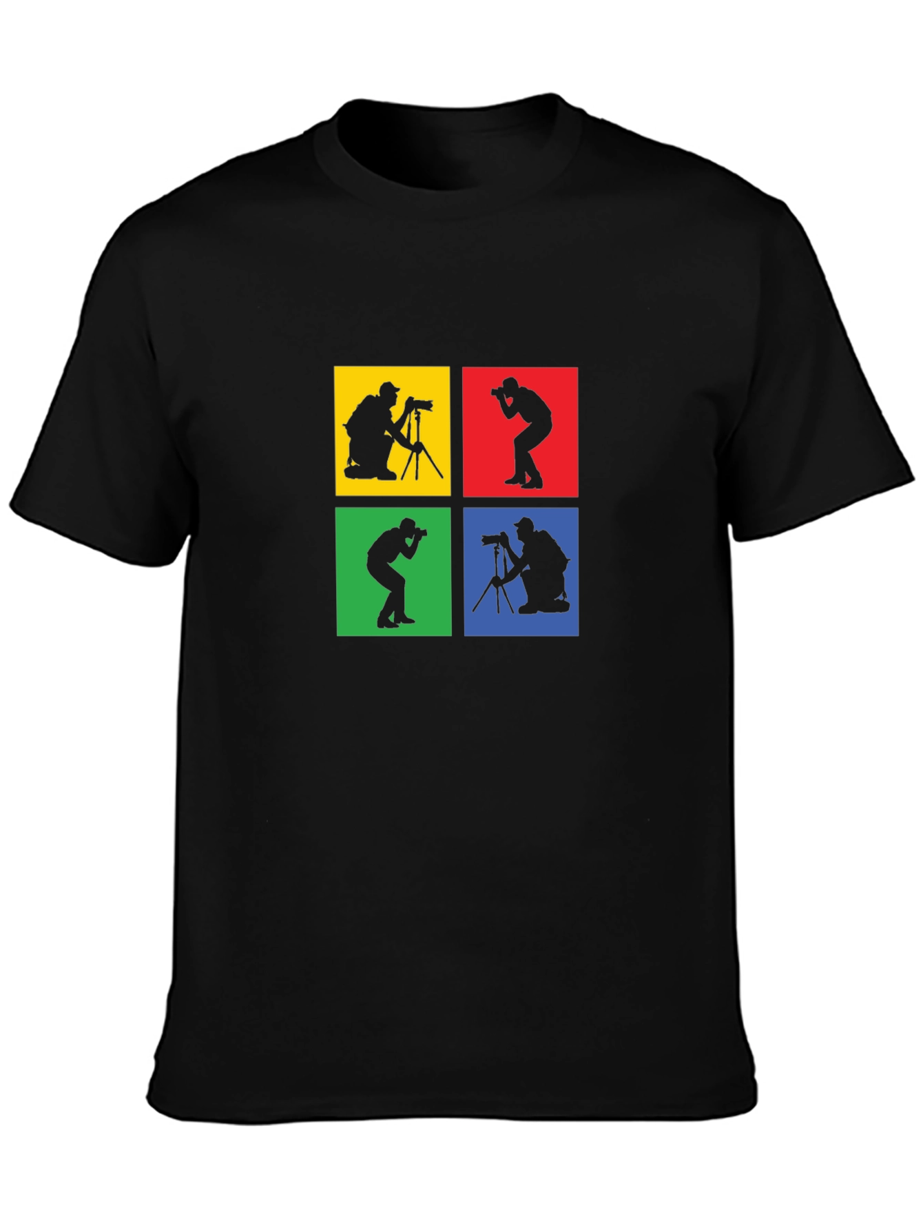 Photographer Silhouette Graphic T-Shirt