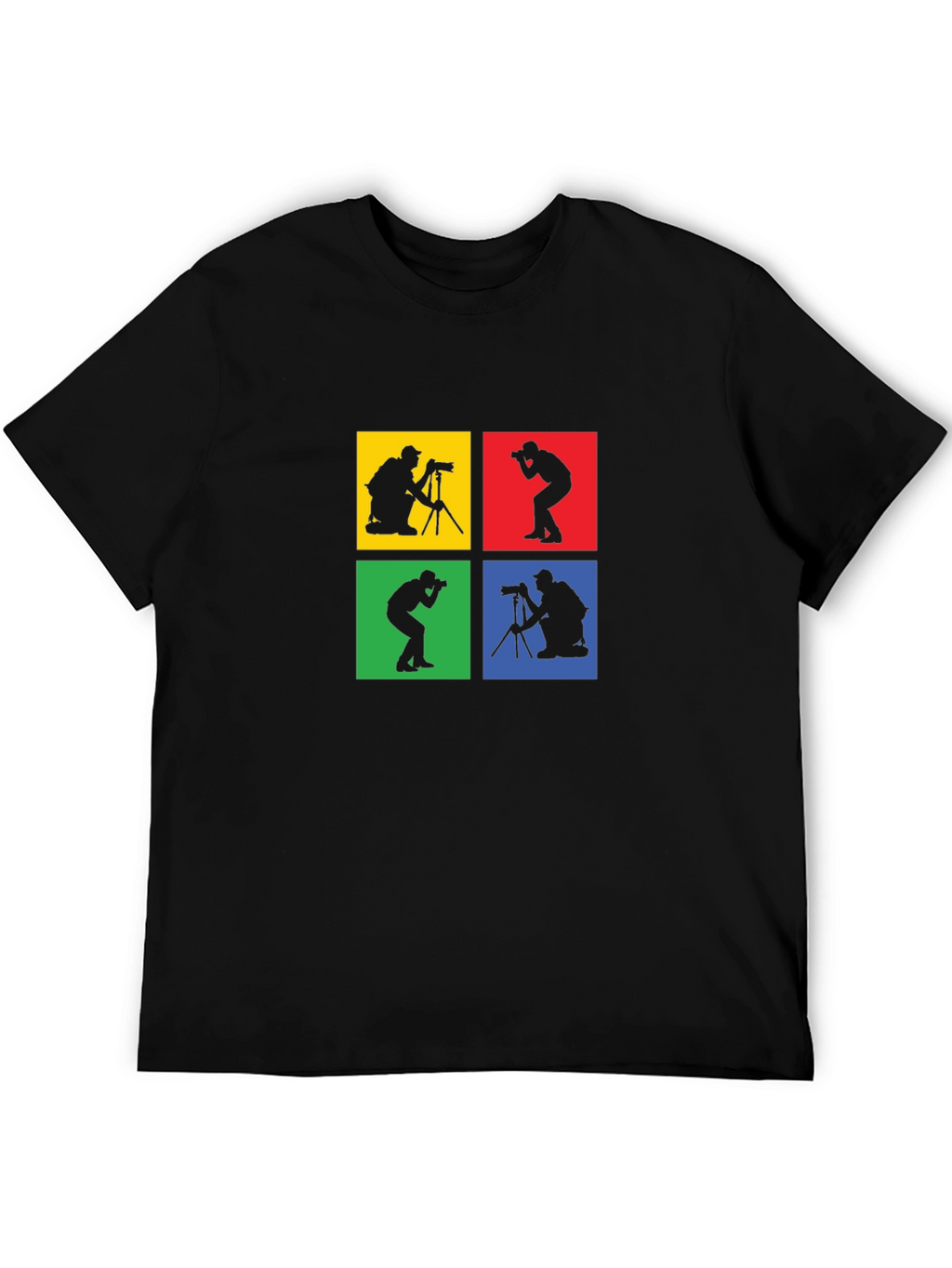 Photographer Silhouette Graphic T-Shirt