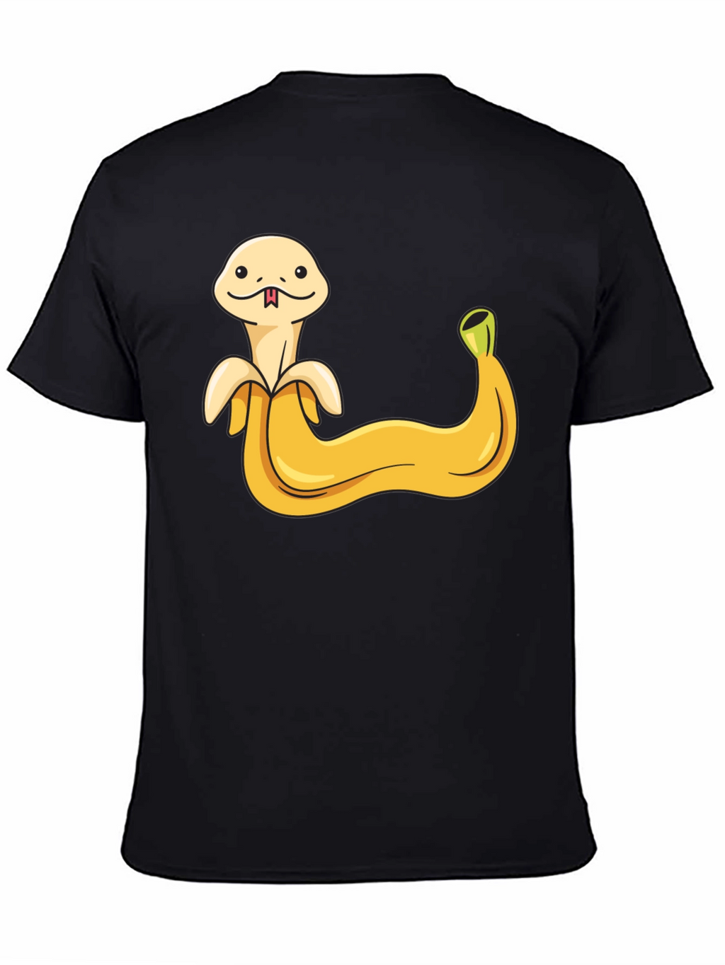 Banana Snake Graphic Tee - Funny Fruit Serpent Shirt