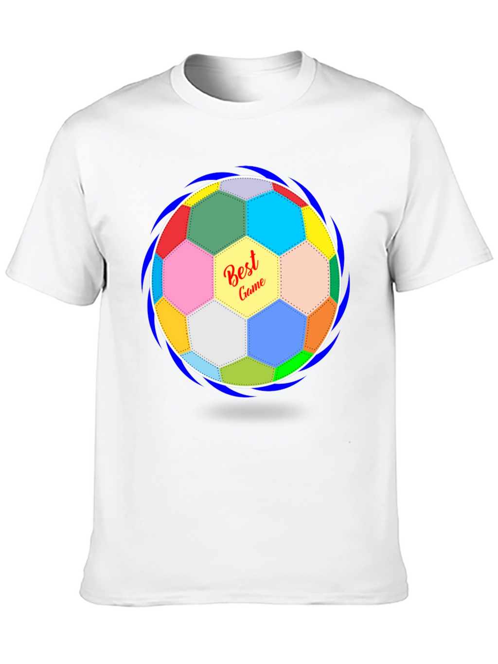 Best Game Soccer Ball Graphic T-Shirt
