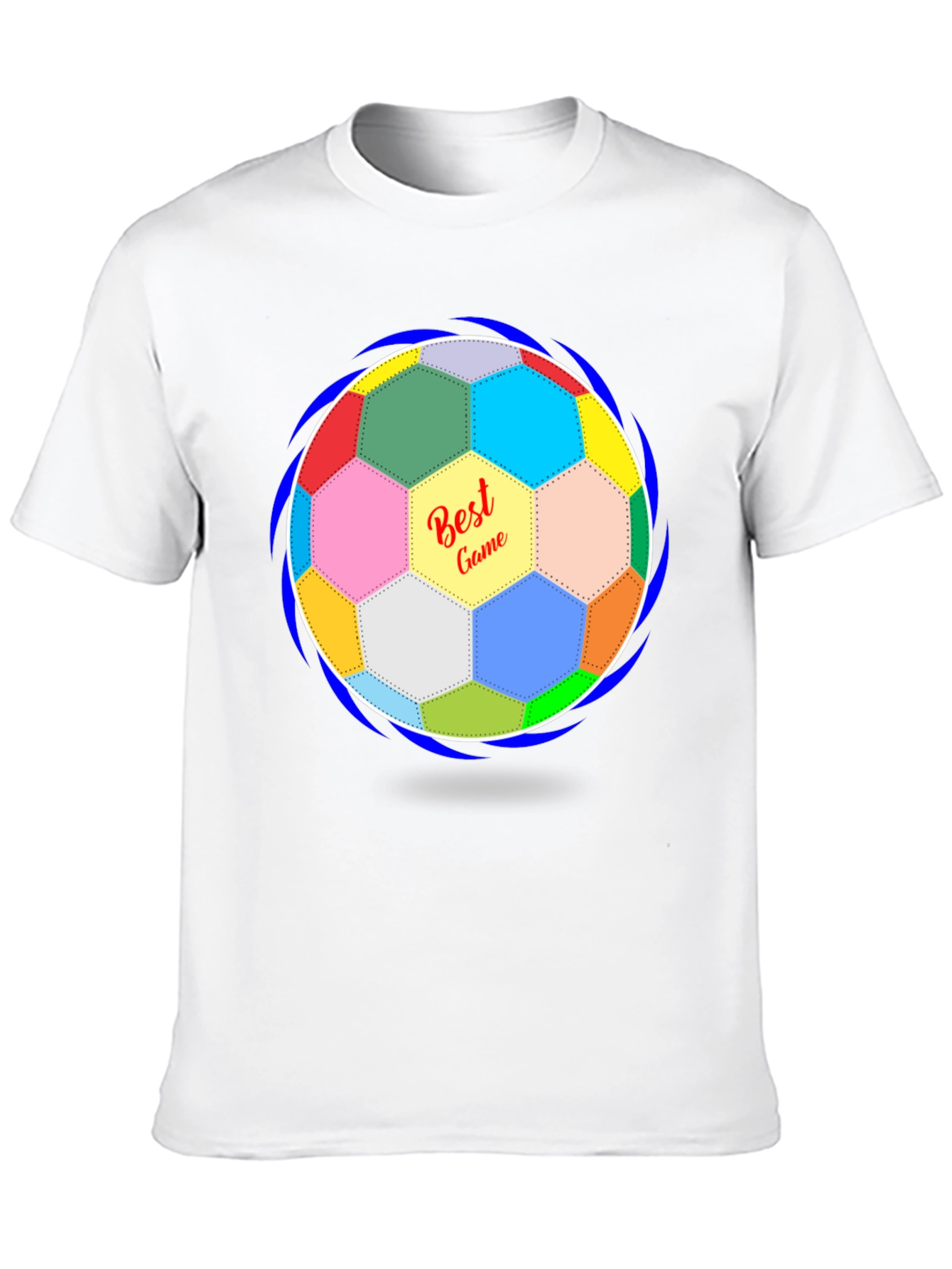 Best Game Soccer Ball Graphic T-Shirt