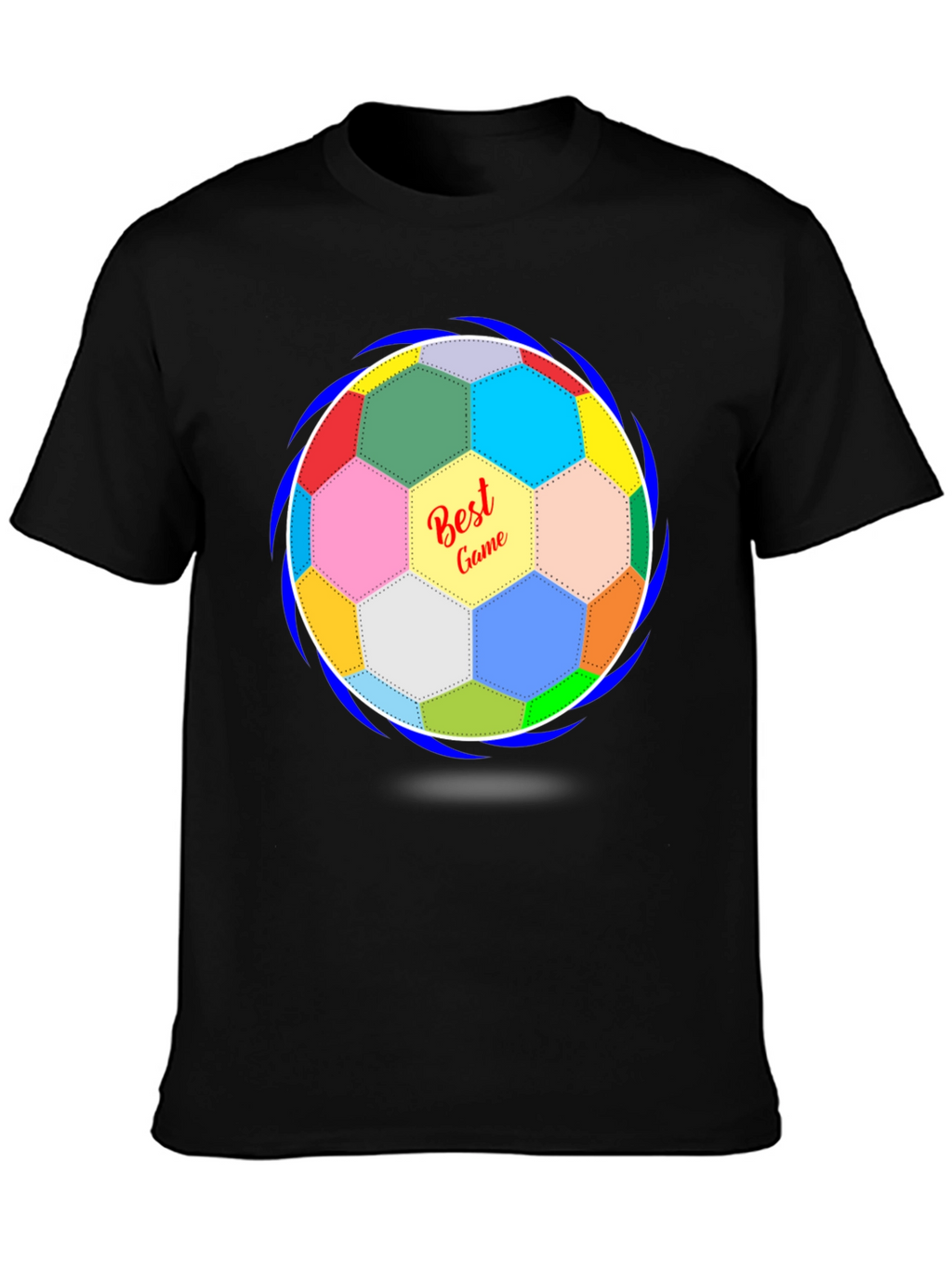 Best Game Soccer Ball Graphic T-Shirt