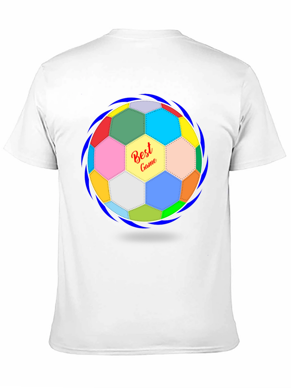 Best Game Soccer Ball Graphic T-Shirt