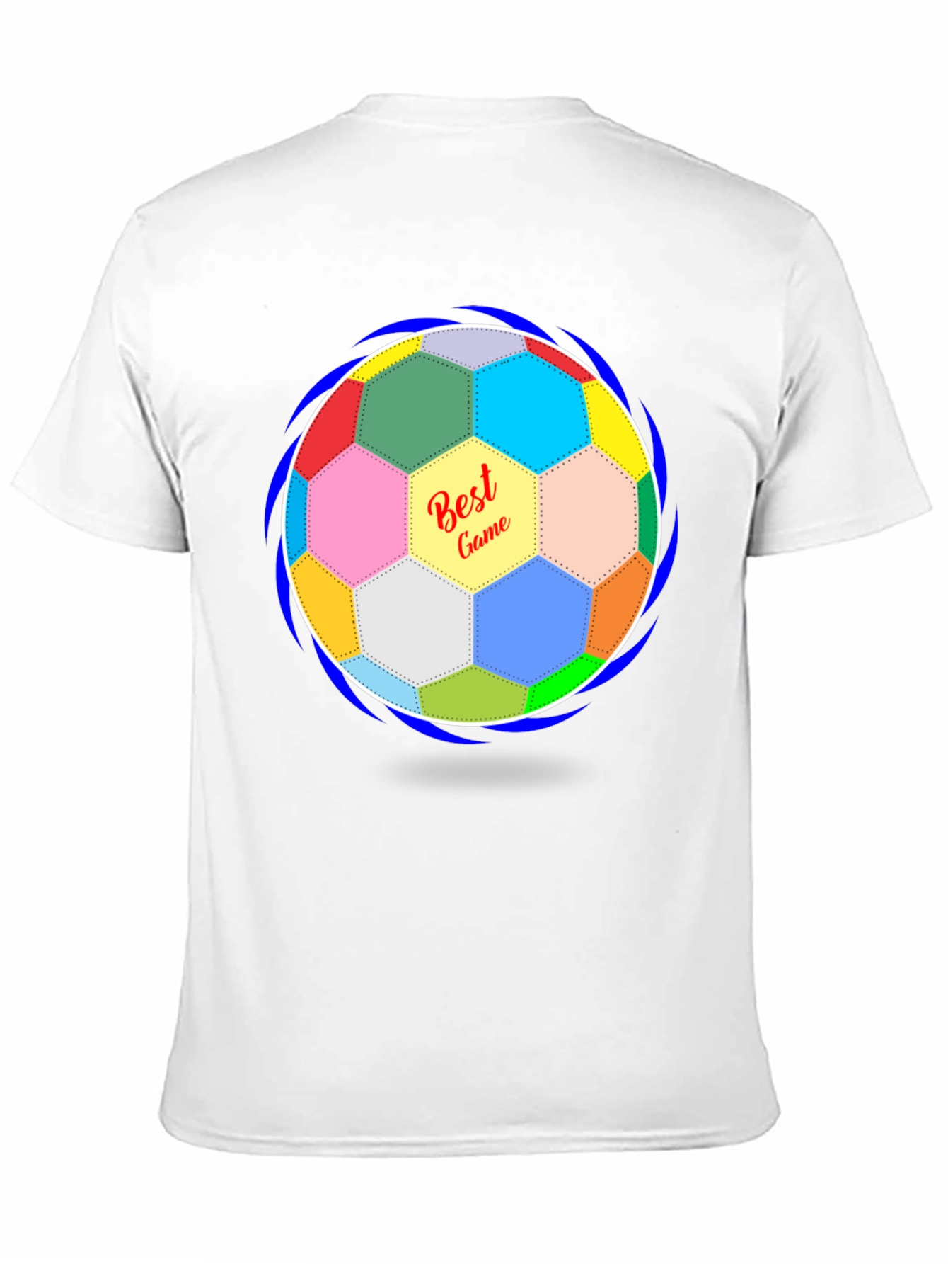 Best Game Soccer Ball Graphic T-Shirt