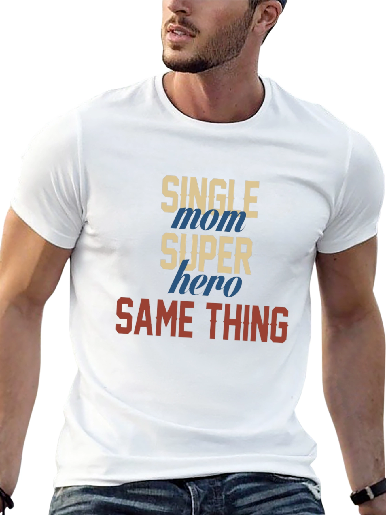 Single Mom Super Hero T-Shirt