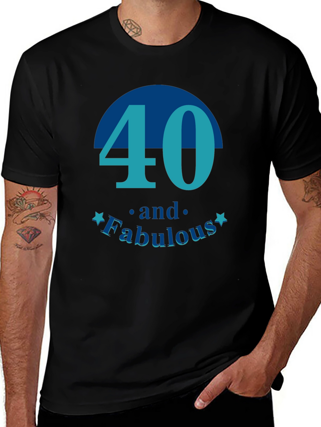 40 and Fabulous T-Shirt - Birthday Gift