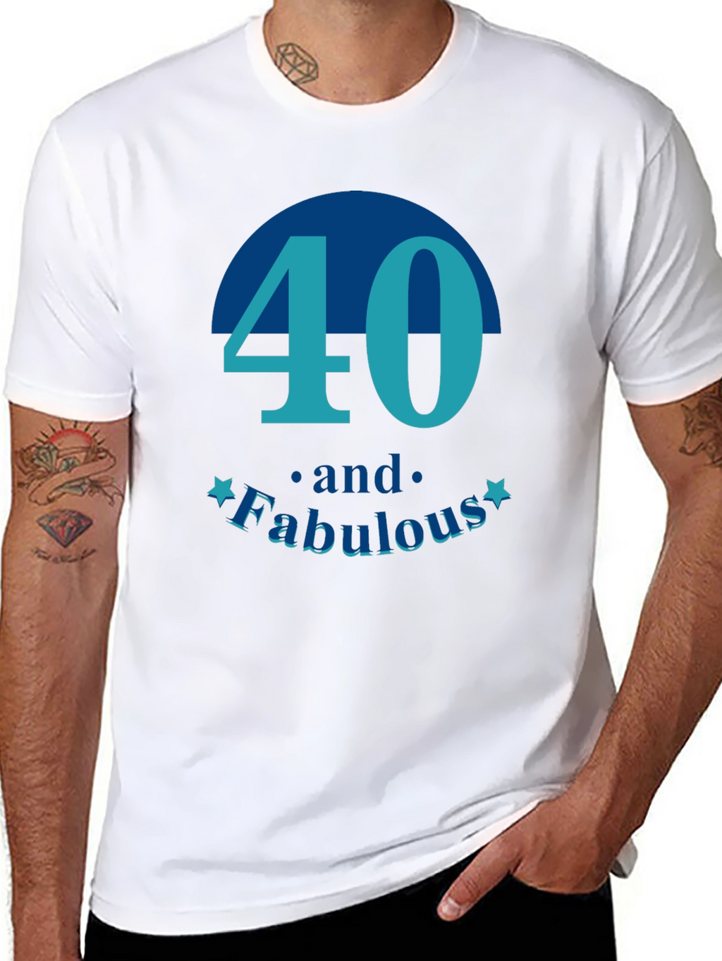 40 and Fabulous T-Shirt - Birthday Gift
