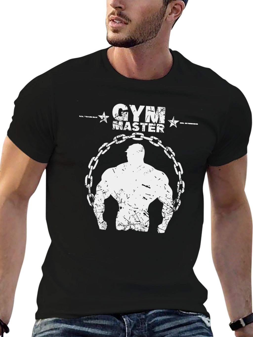 Gym Master Graphic Tee - Bodybuilding Shirt