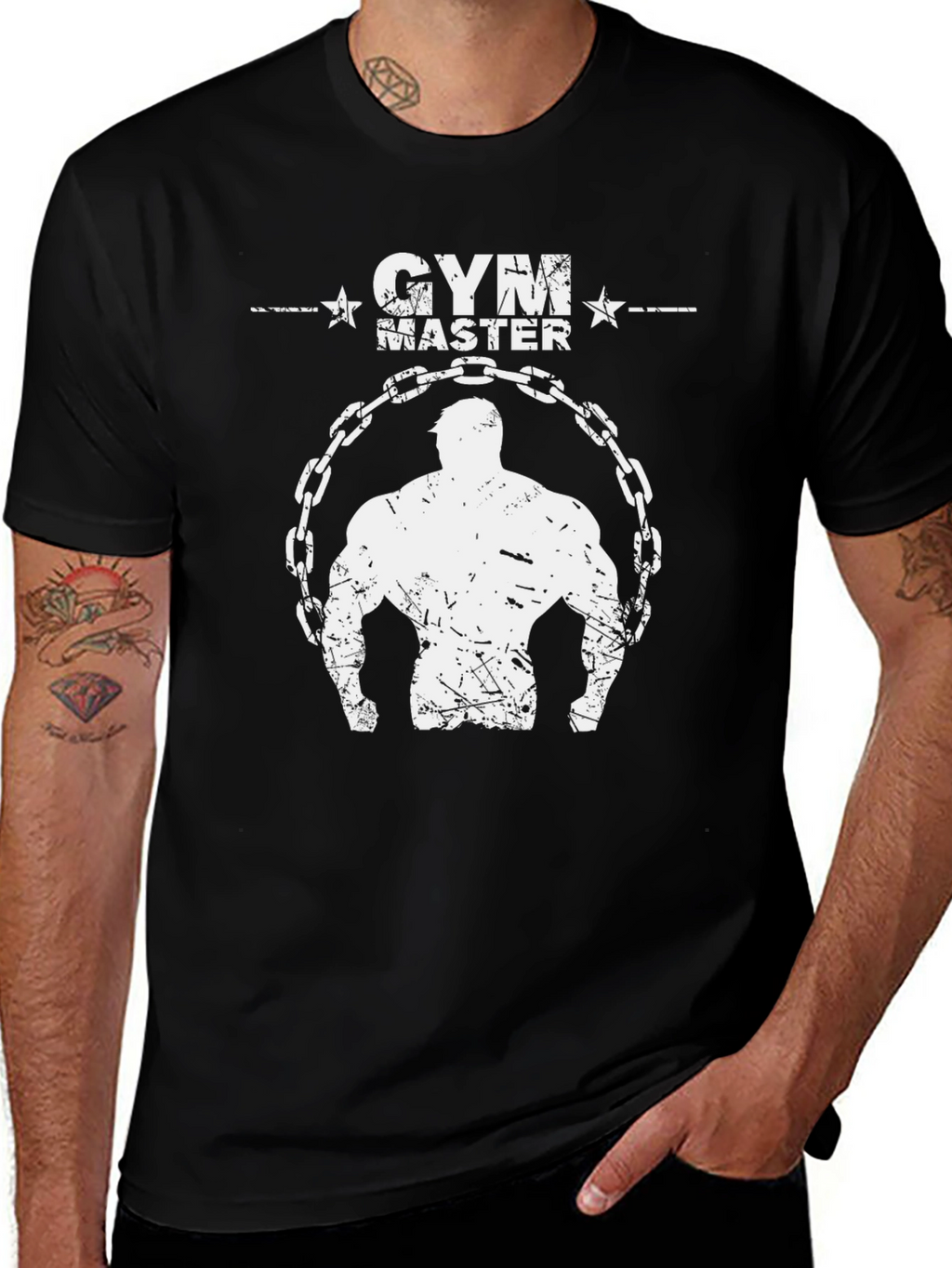 Gym Master Graphic Tee - Bodybuilding Shirt