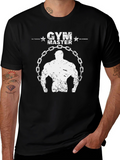 Gym Master Graphic Tee - Bodybuilding Shirt
