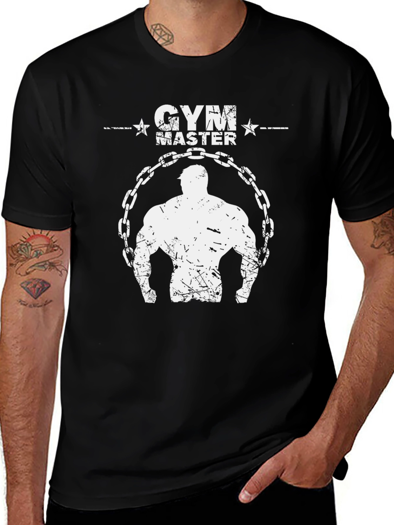 Gym Master Graphic Tee - Bodybuilding Shirt