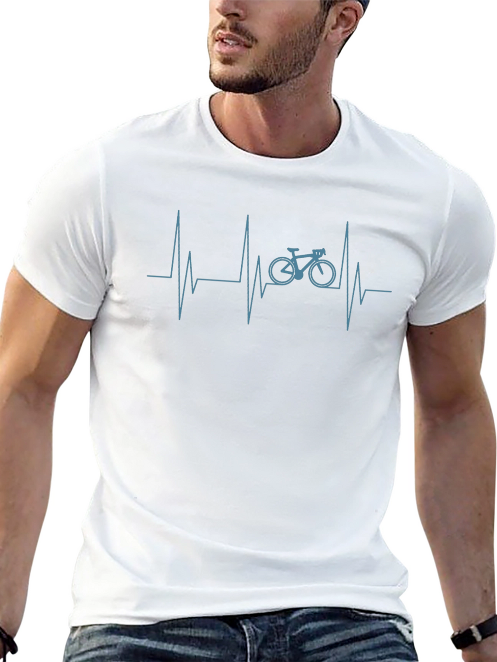 Cycling Heartbeat T-Shirt
