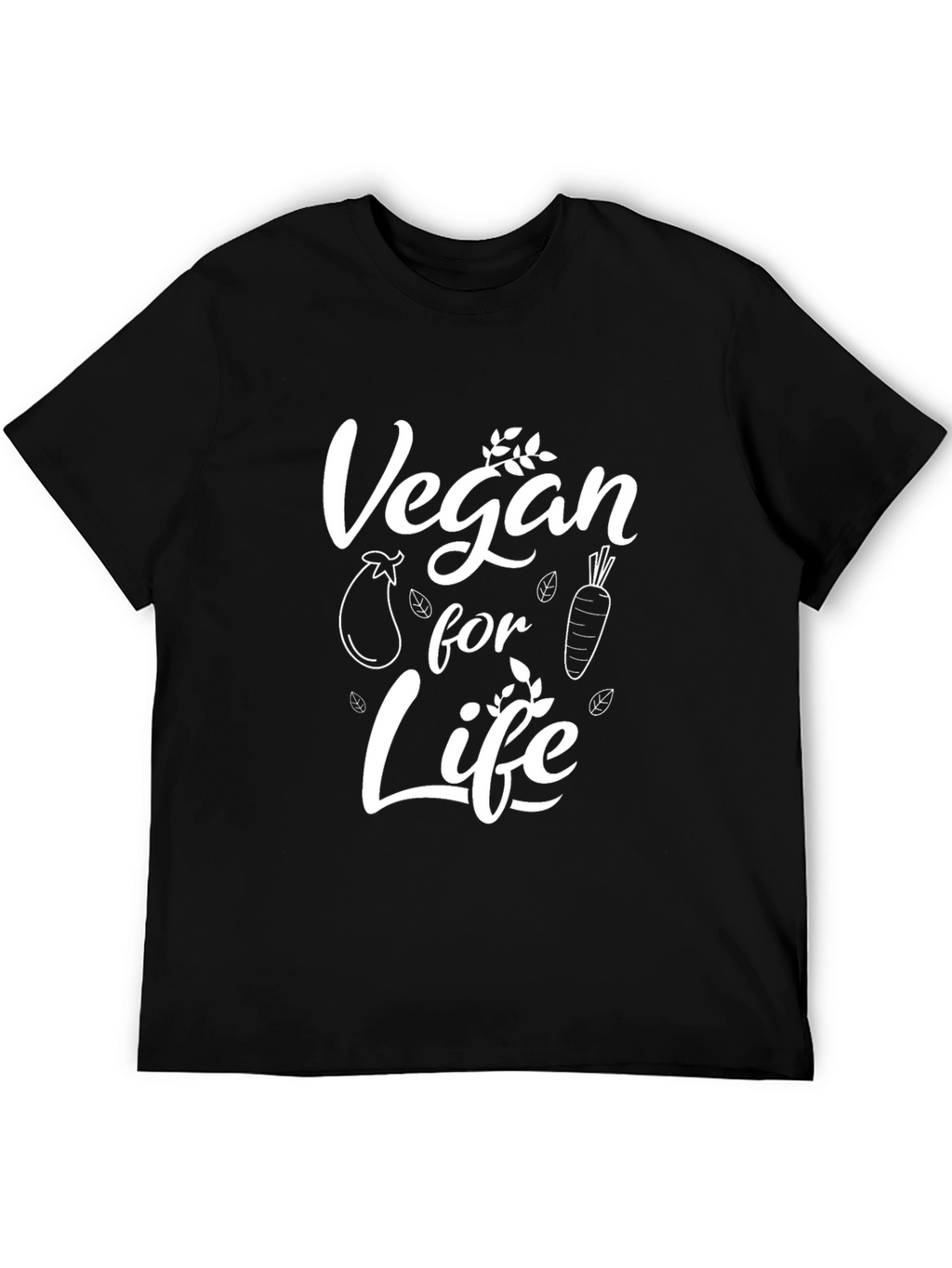 Vegan for Life T-Shirt - Black