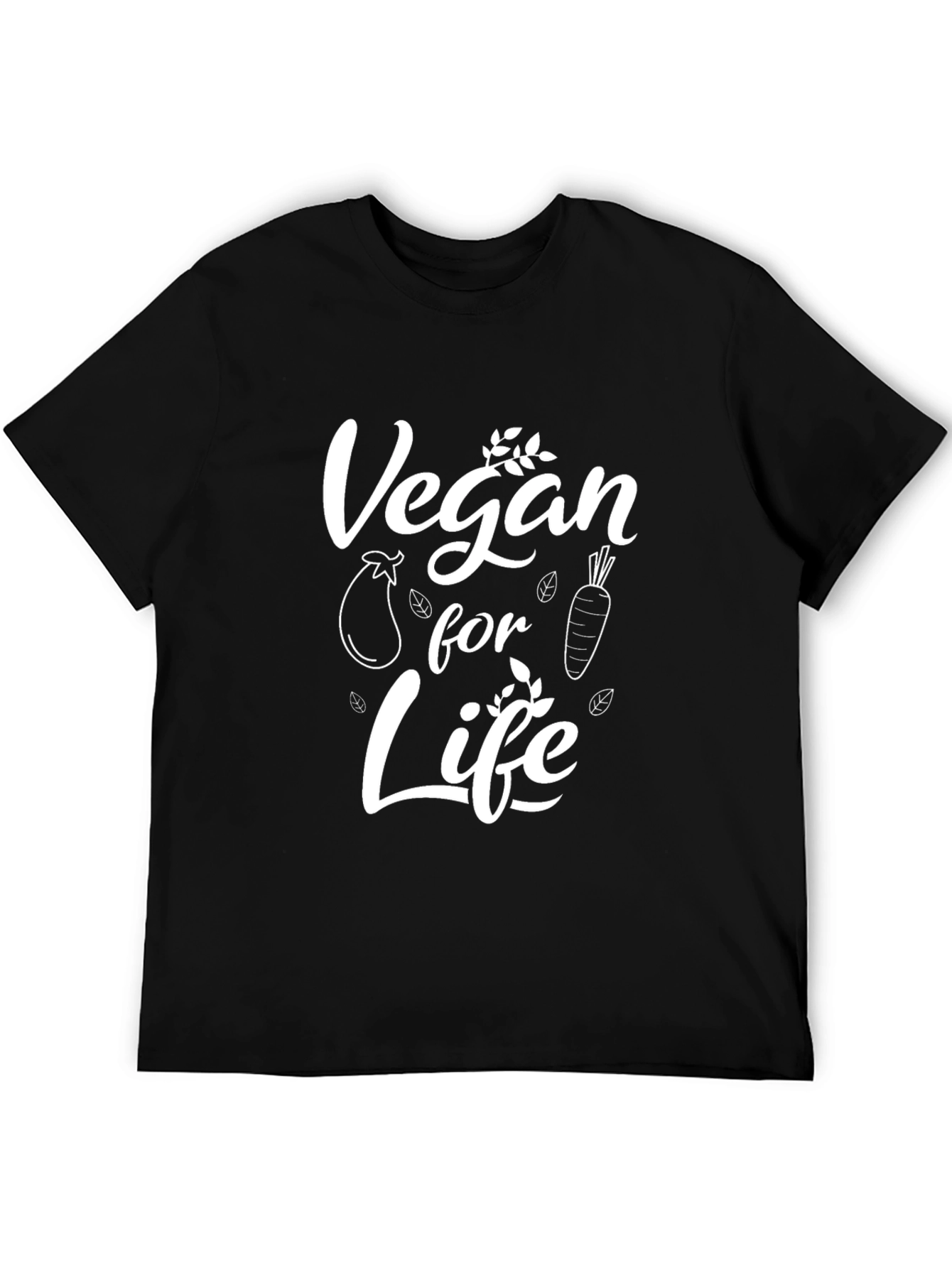 Vegan for Life T-Shirt - Black