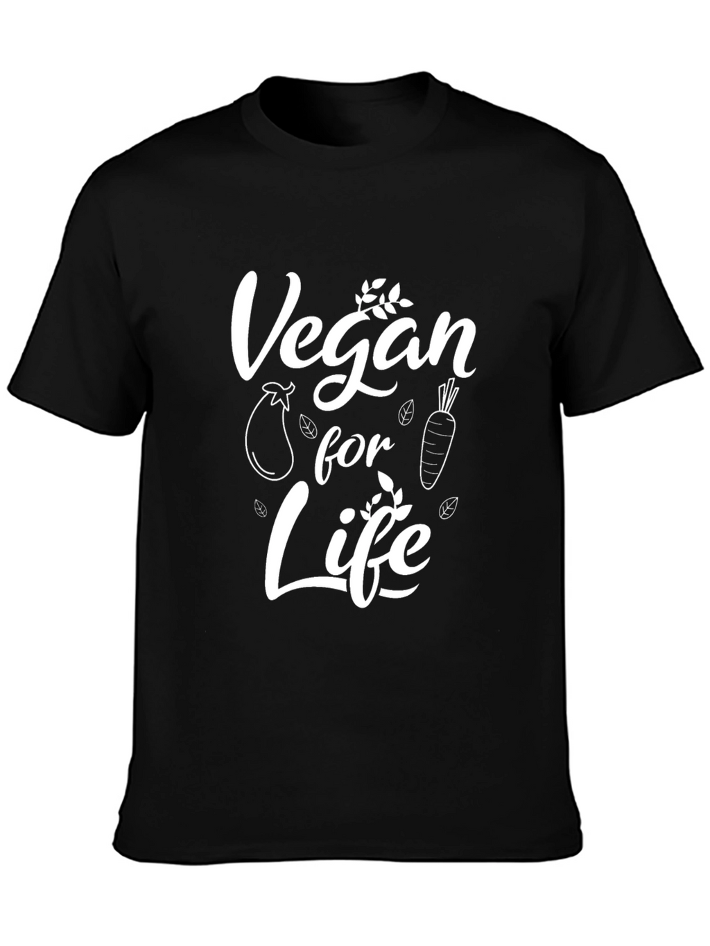 Vegan for Life T-Shirt - Black