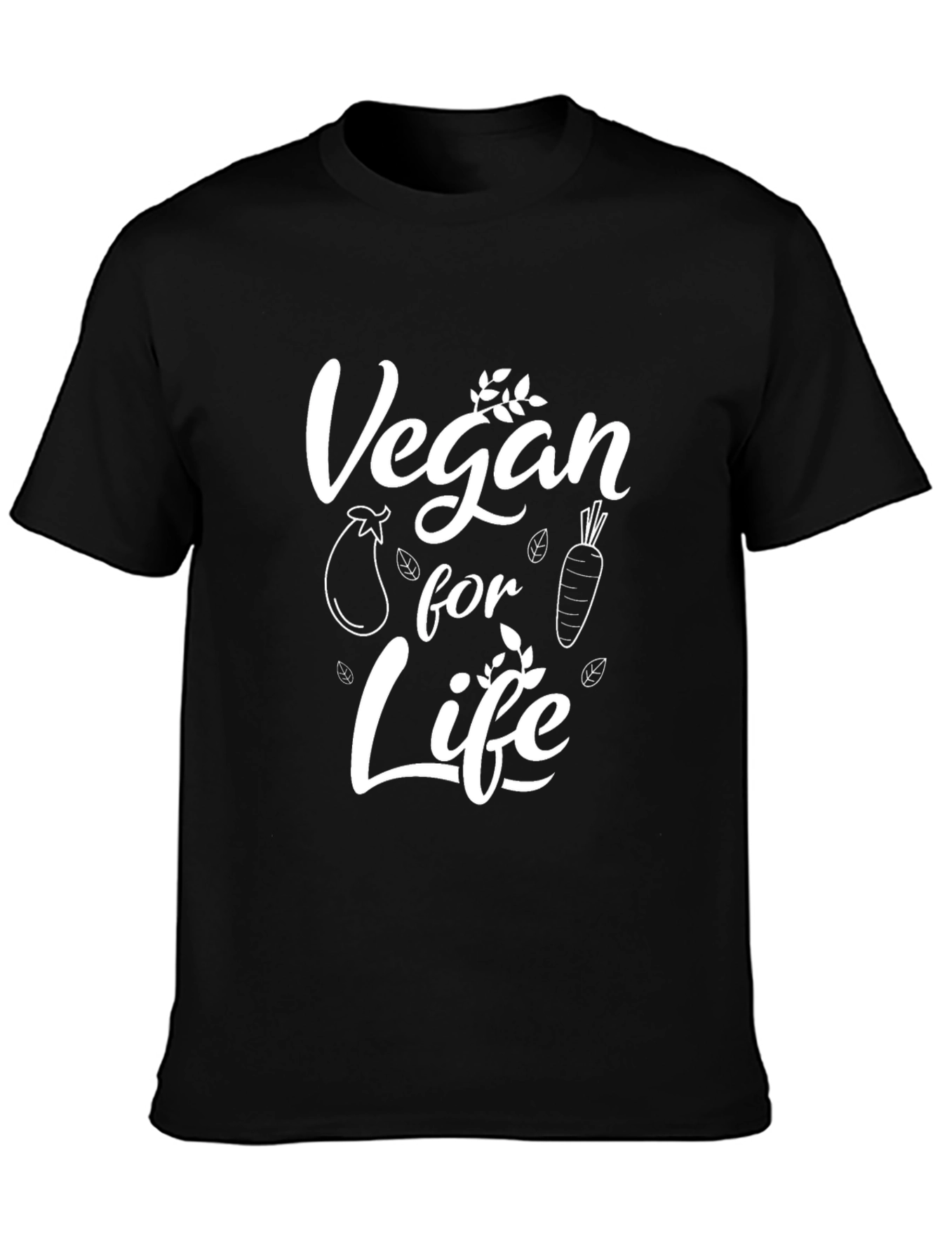 Vegan for Life T-Shirt - Black