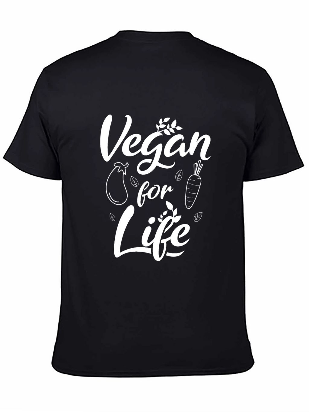 Vegan for Life T-Shirt - Black