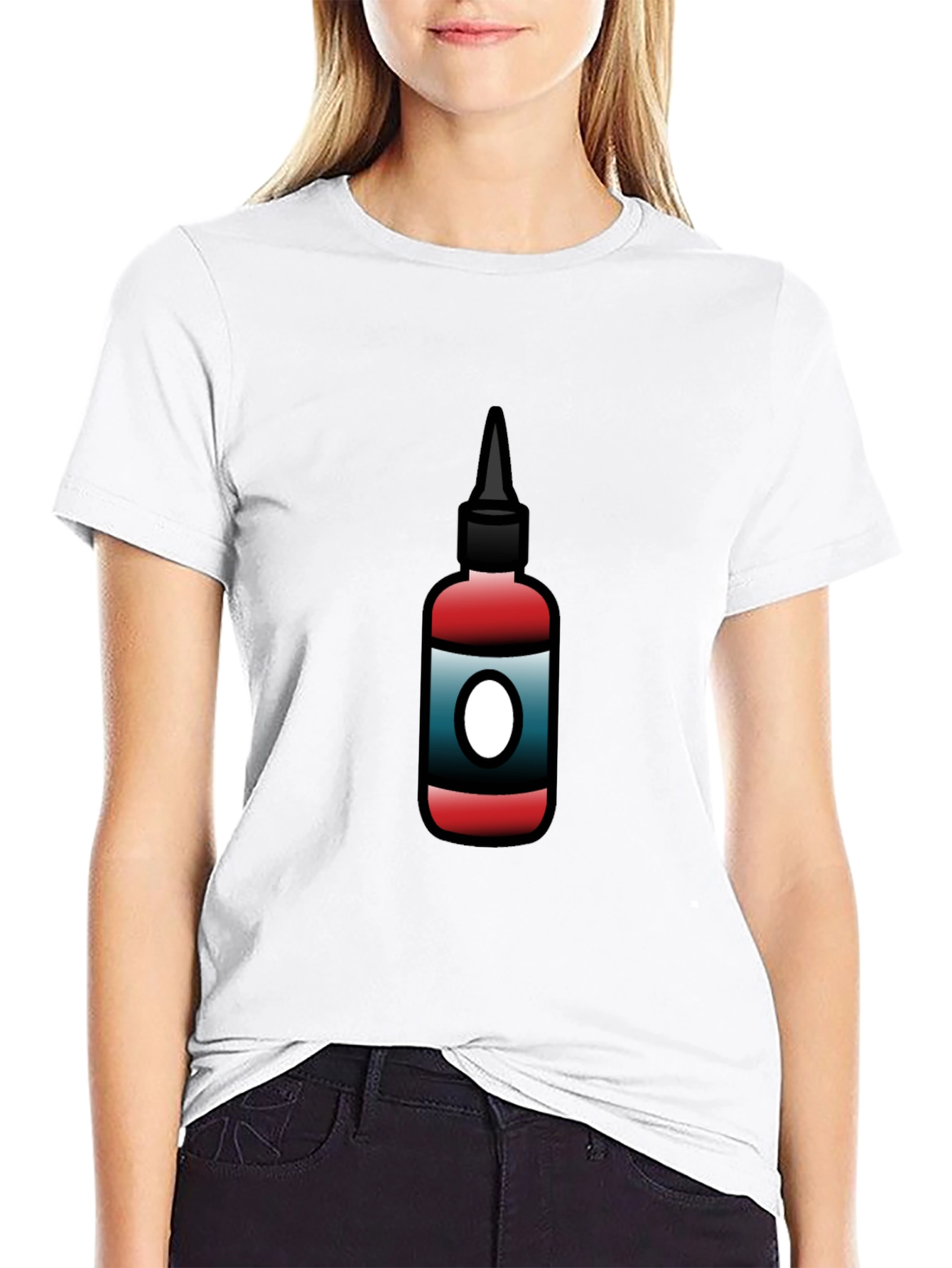 Tattoo Ink Bottle Graphic Tee - Cool Artist Design