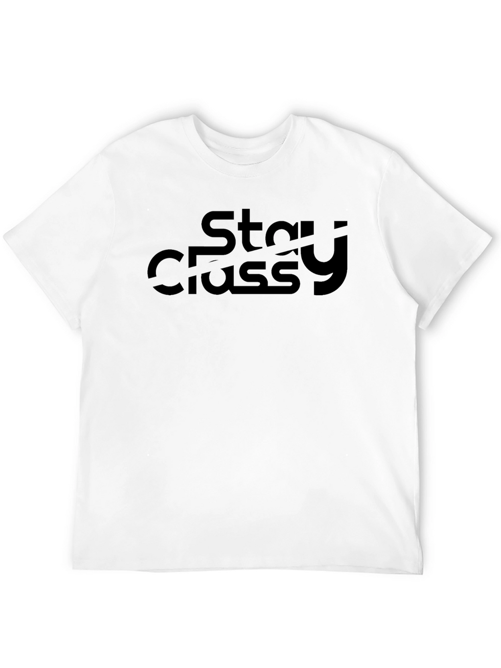 Stay Classy Black Graphic Tee