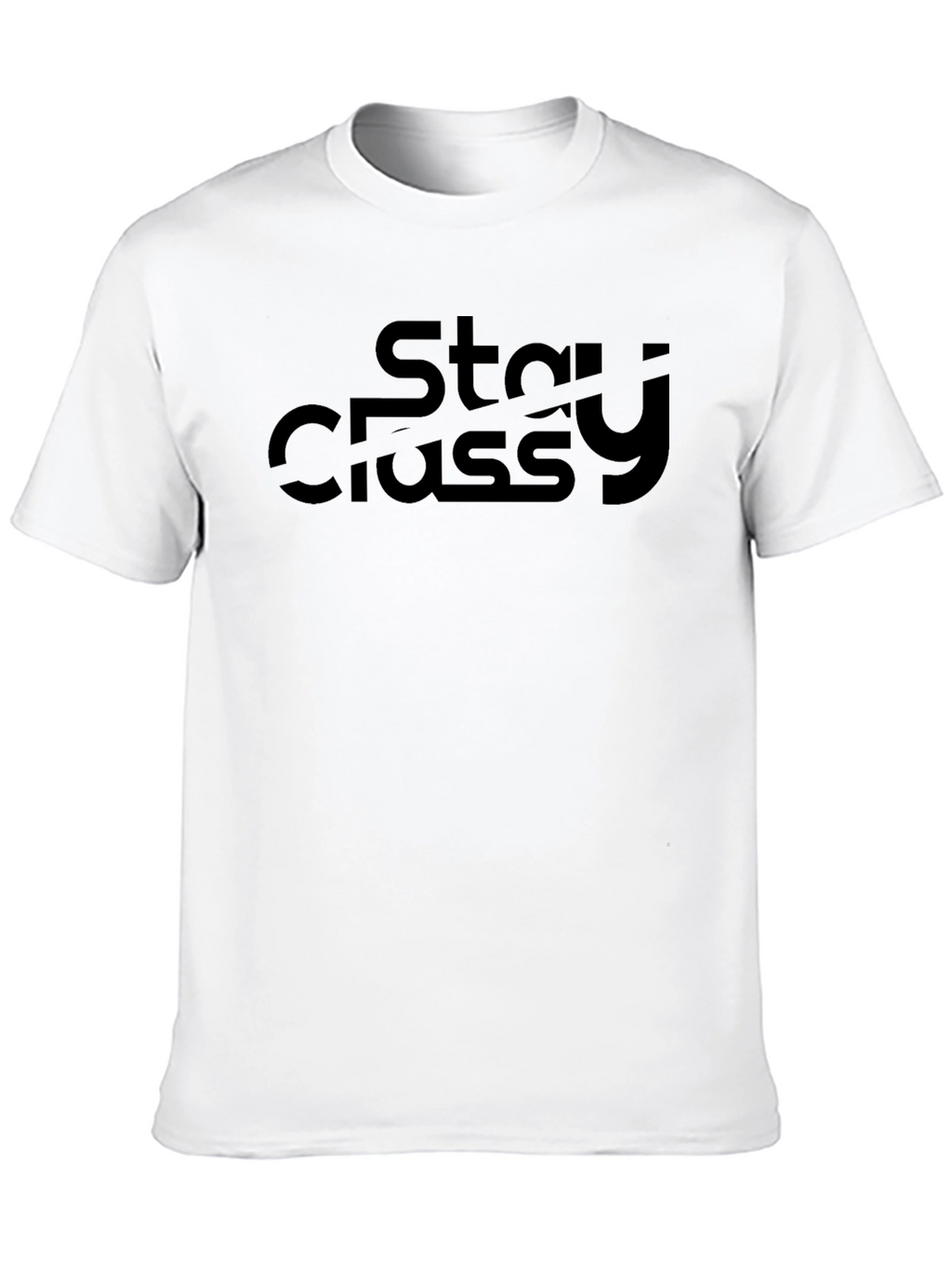 Stay Classy Black Graphic Tee
