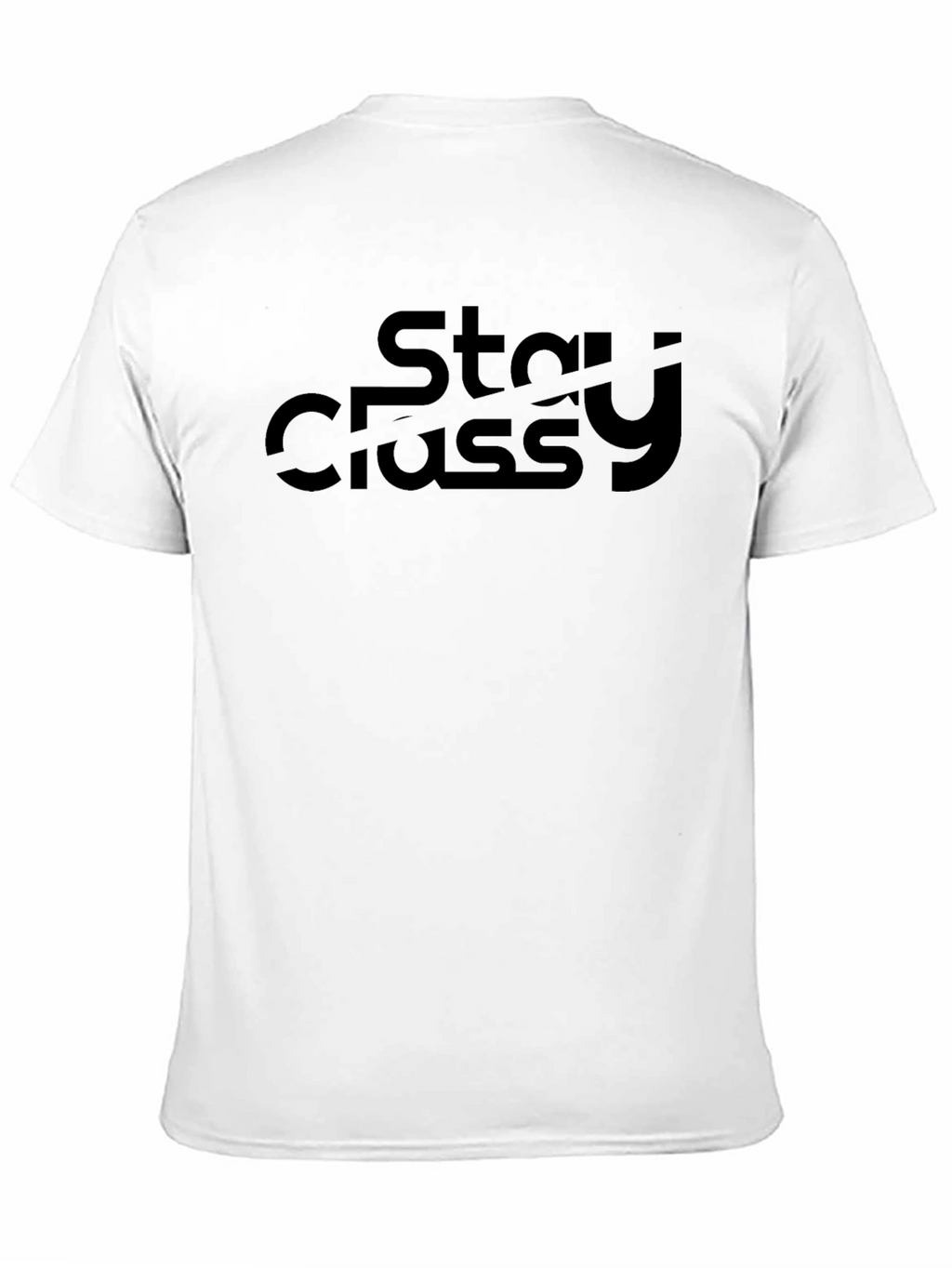 Stay Classy Black Graphic Tee