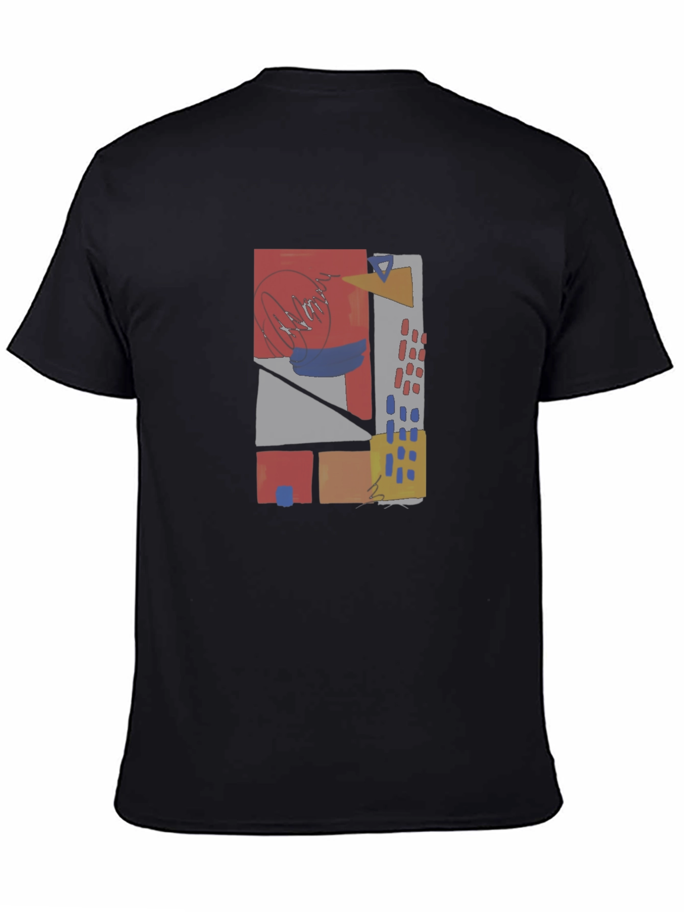 Abstract Geometric T-Shirt - Modern Art Wear