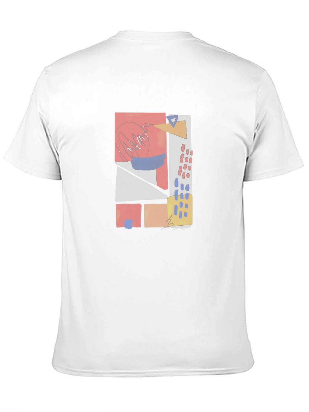 Abstract Geometric T-Shirt - Modern Art Wear