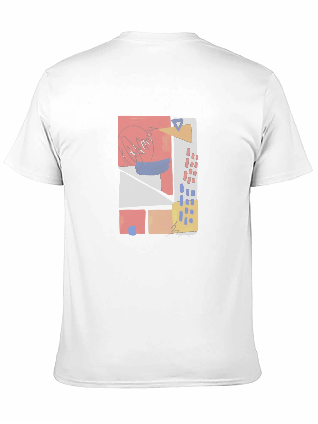 Abstract Geometric T-Shirt - Modern Art Wear